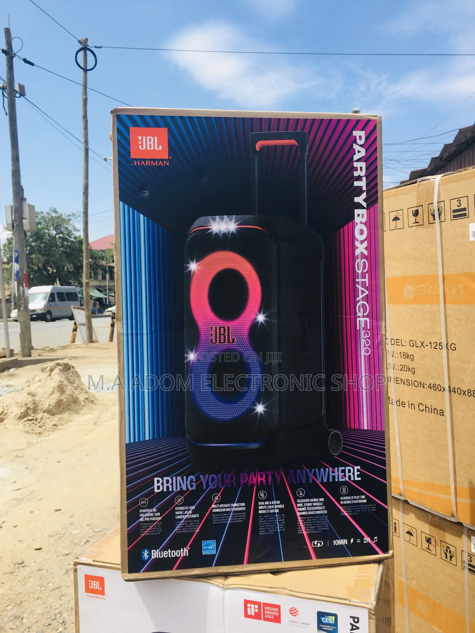 JBL Partybox Stage 320 Wireless Bluetooth Speaker