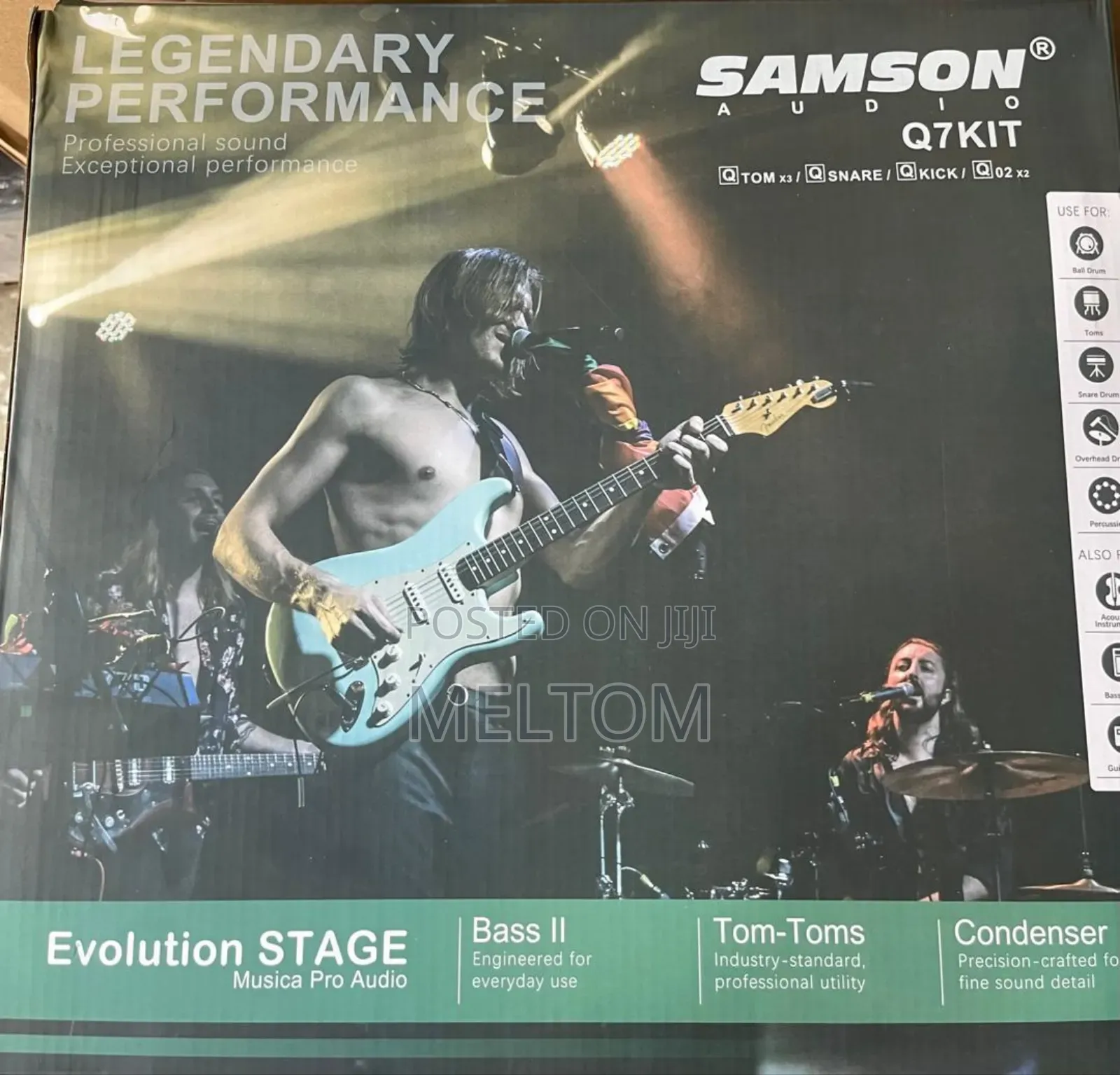 Samson Audio Q7kit Gold Drum Microphone