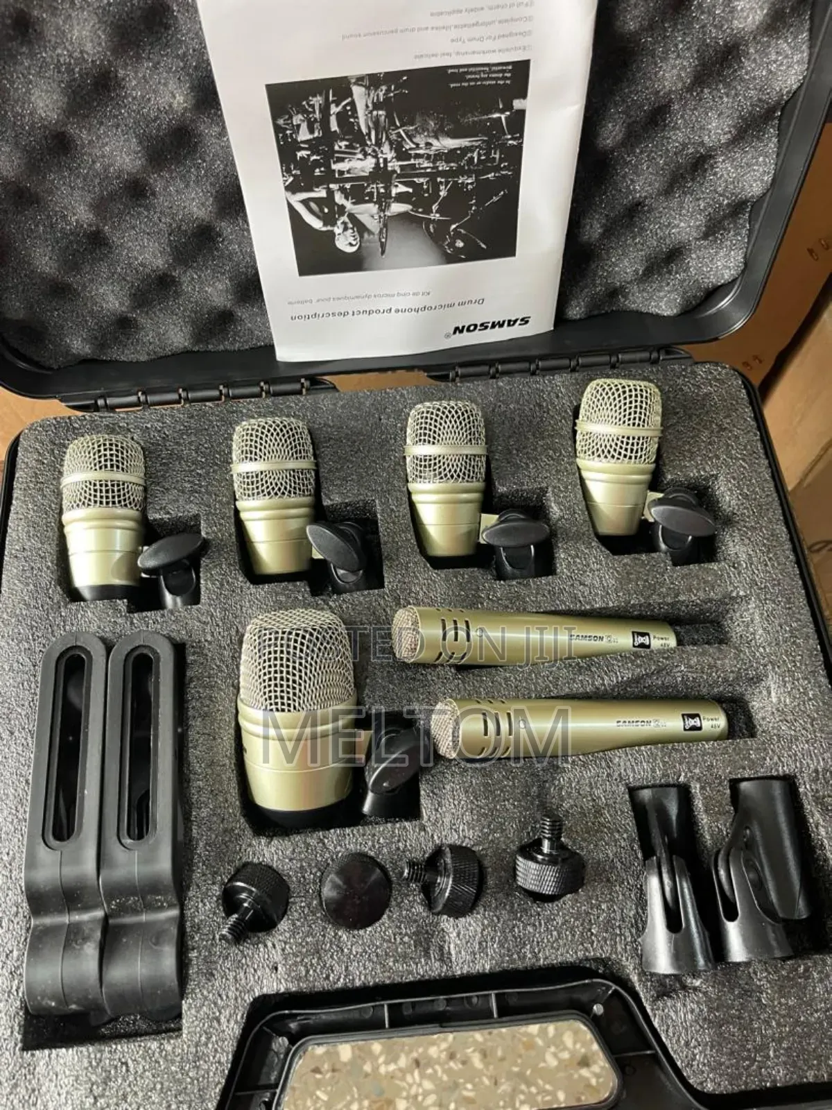 Samson Audio Q7kit Gold Drum Microphone