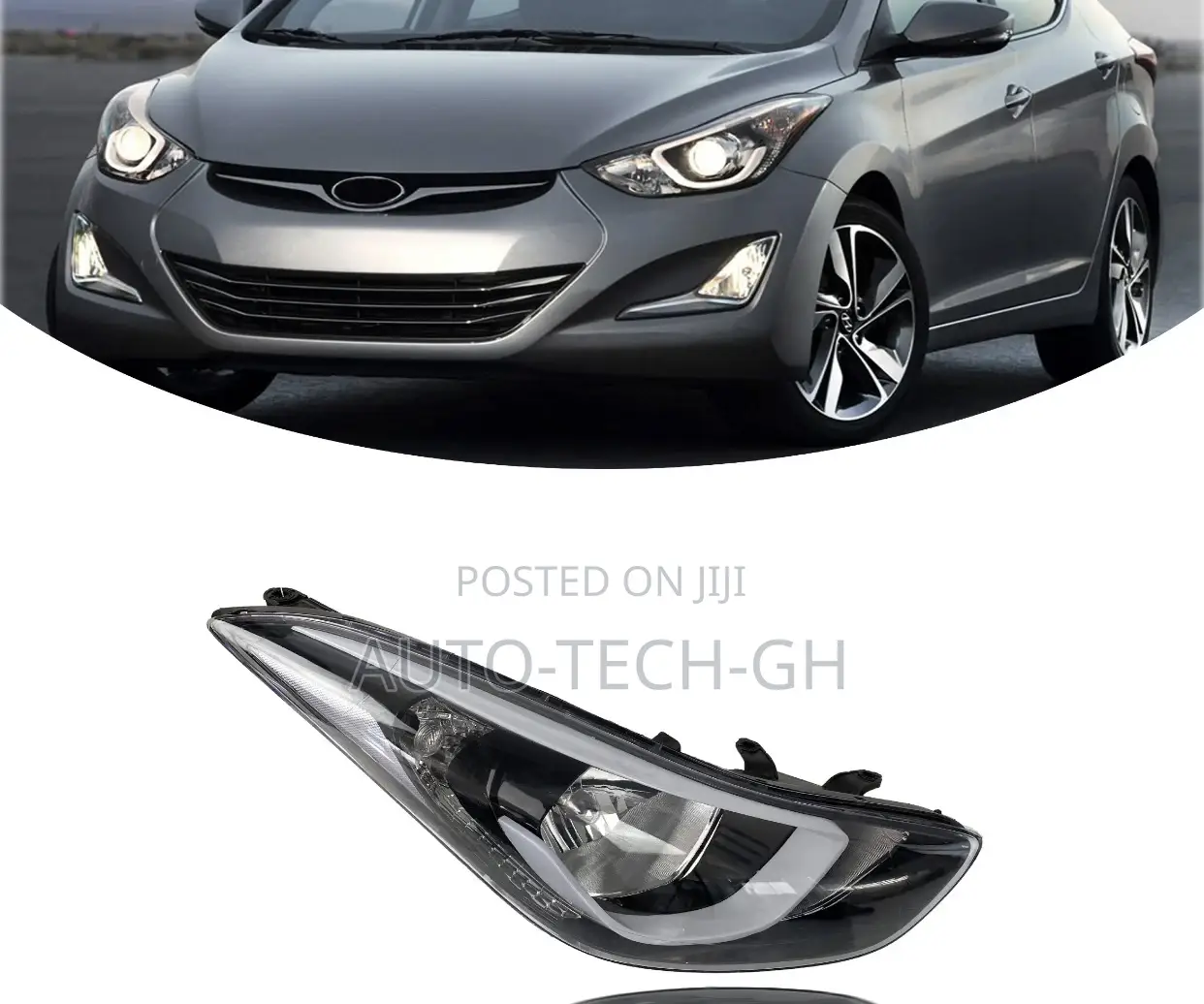 Led Head Lamp Fit for Hyundai Elantra 2012 2013 2014