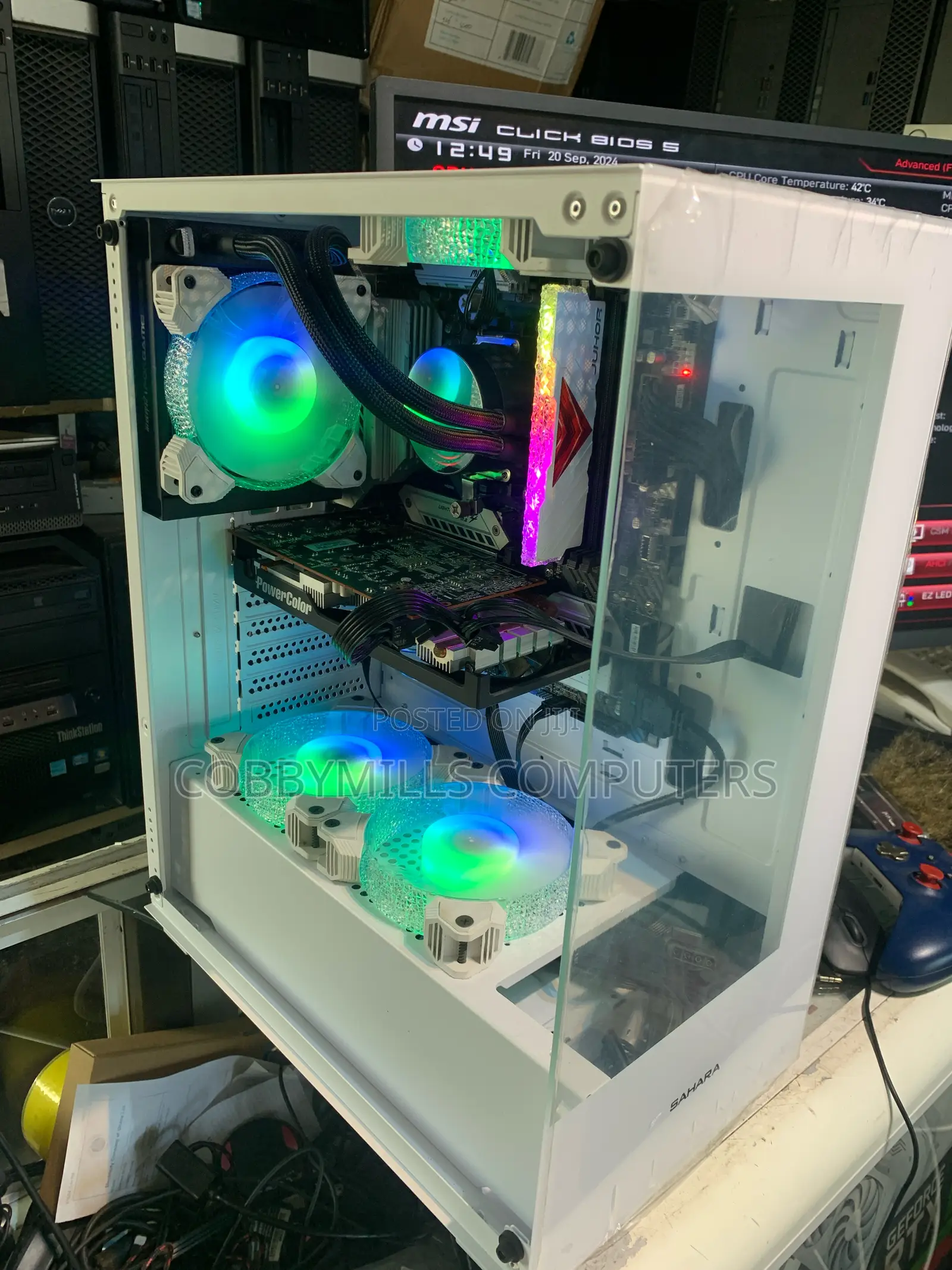 New Desktop Computer MSI Model 16GB AMD Ryzen 7 HDD+SSD 1T