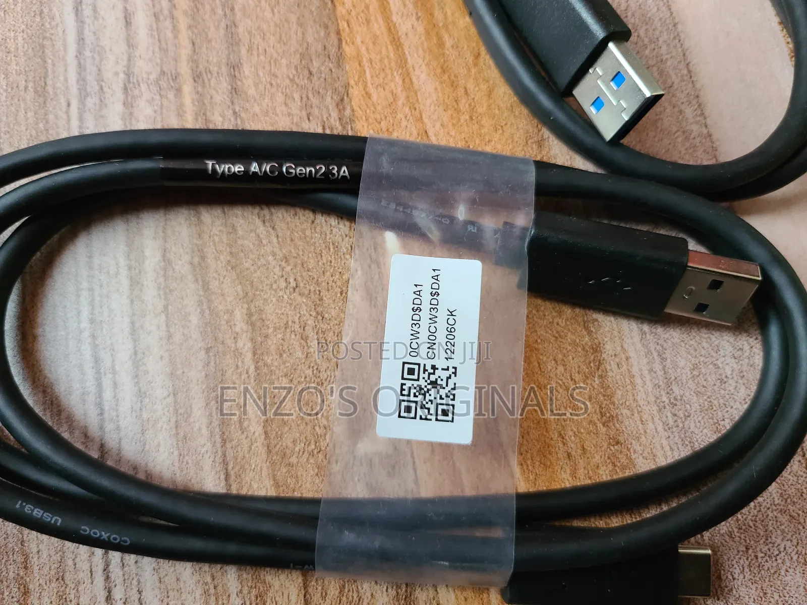 Usb-a 3.1 to Usb-C Rapid Charge and Hi-Speed Usb 3.1 Data Cable 1.2m