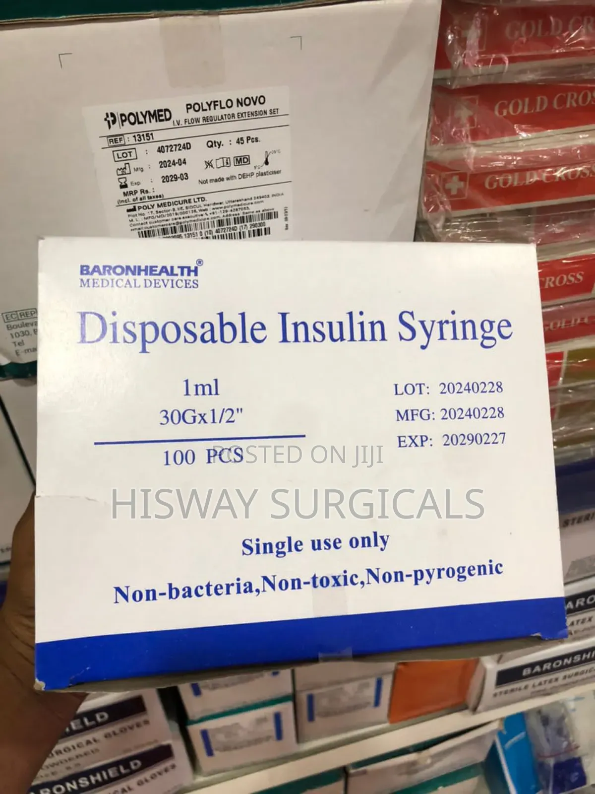 Disposable Insulin Syringe