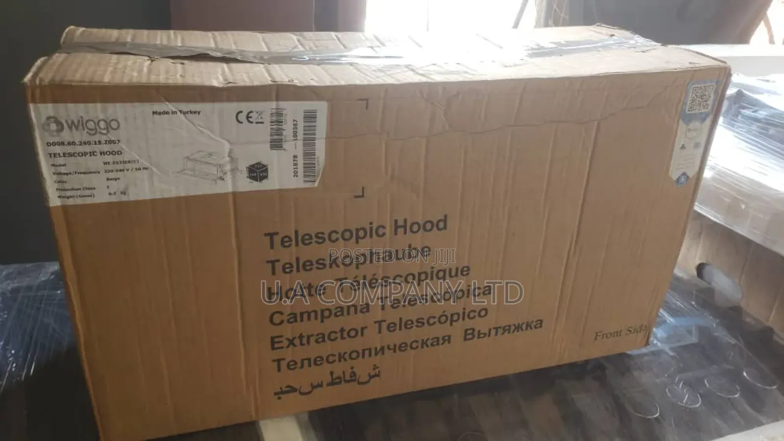 Wiggo 60cm Flat Screen Extractor Hood