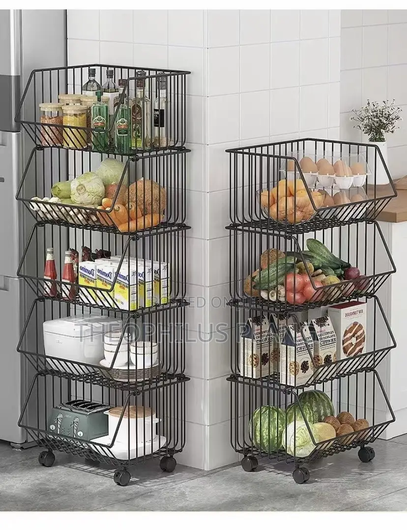 3 And 4 Tier Kitchen Storage Rack / Vegetable Storage