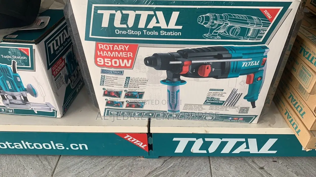 Total 950 Watts Rotary Hammer Drill