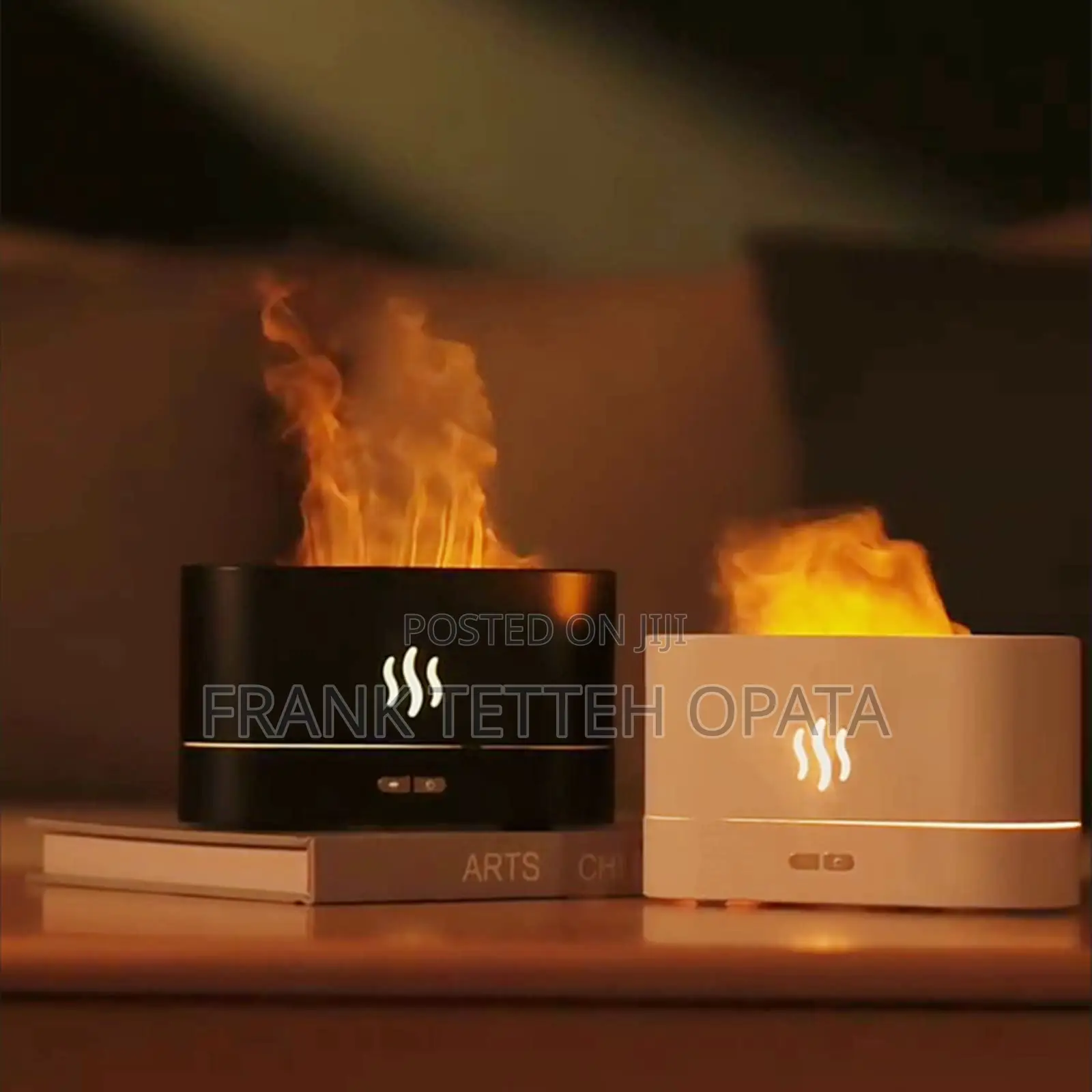 Flame Aroma Diffuser Humidifier With Spray