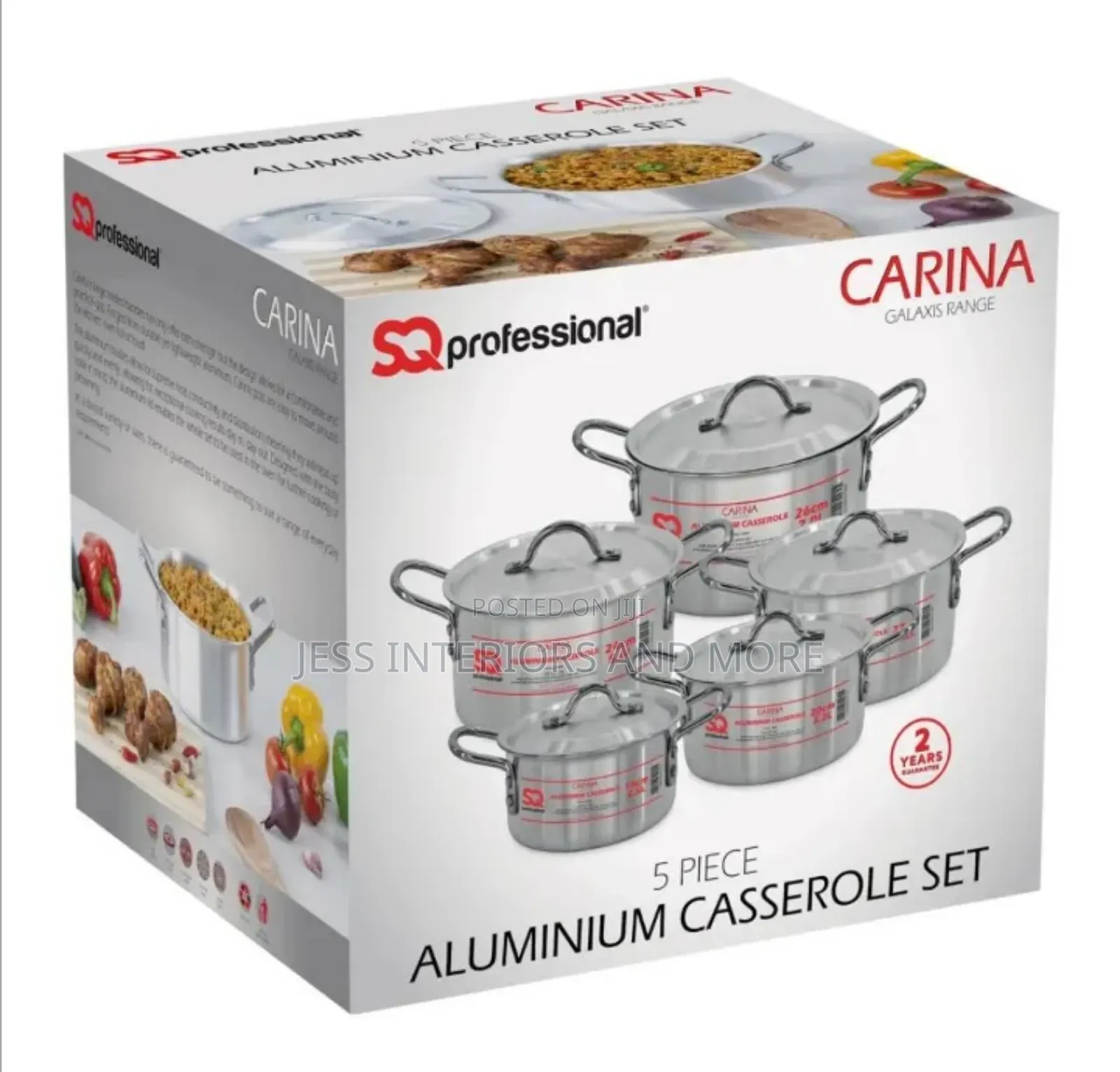 SQ Professional 5-PCS Aluminium Cookware