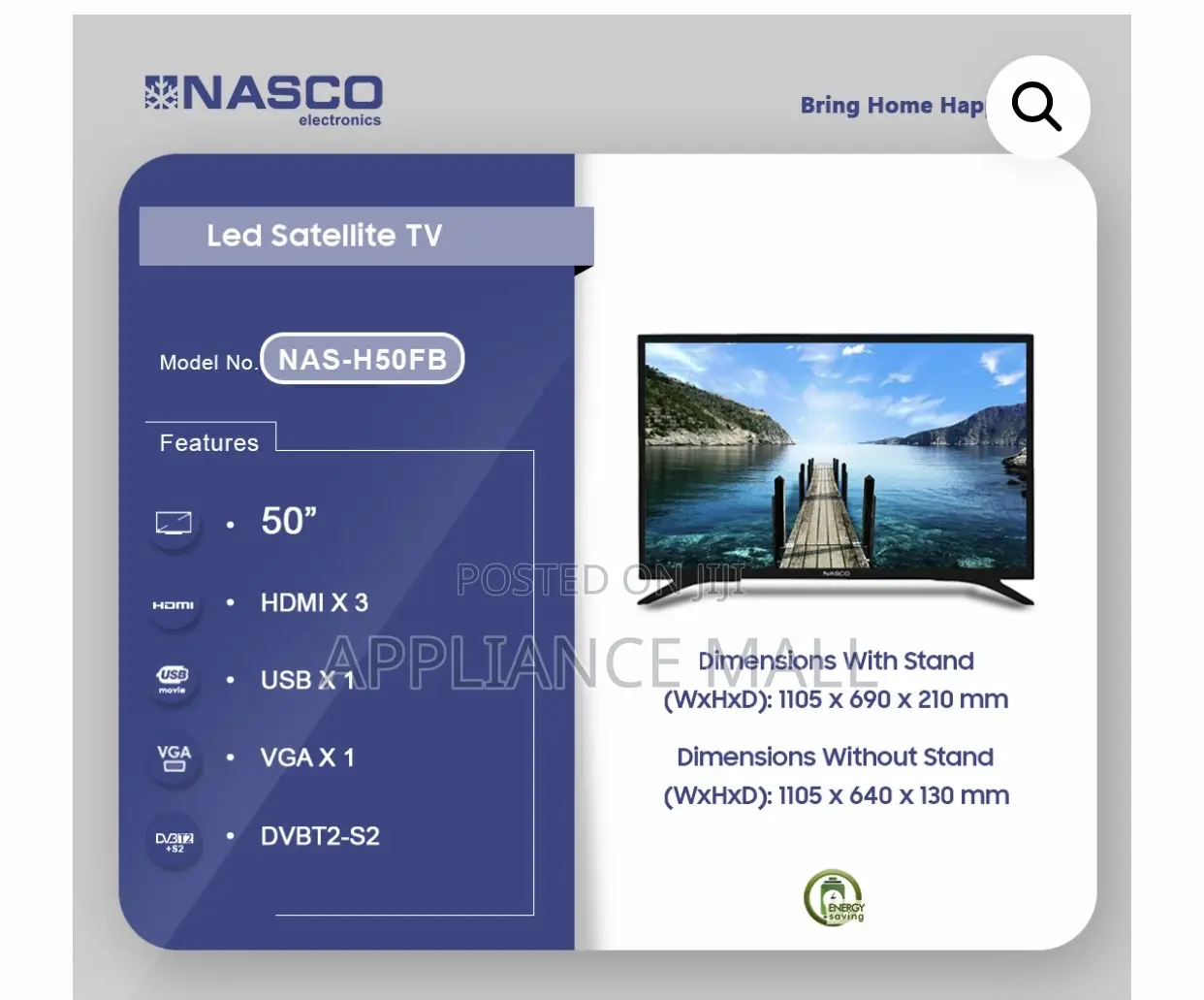 Nasco-50′′-Led-Digital-Satellite-Tv
