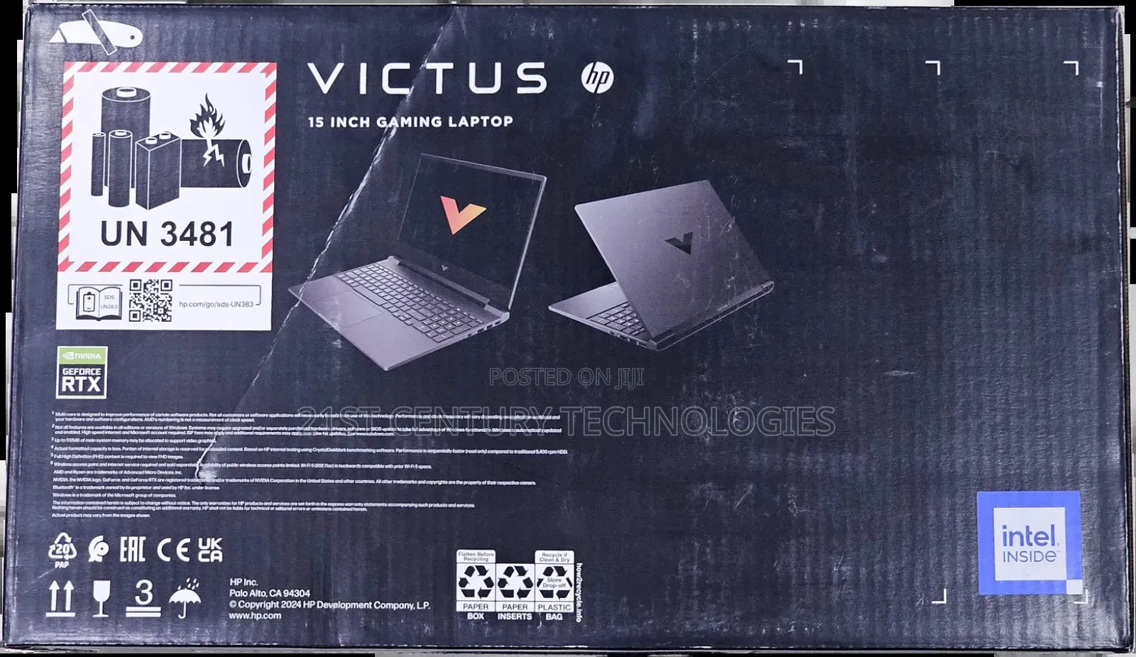 New Laptop HP Victus 15 8GB AMD Ryzen 5 SSD 512GB