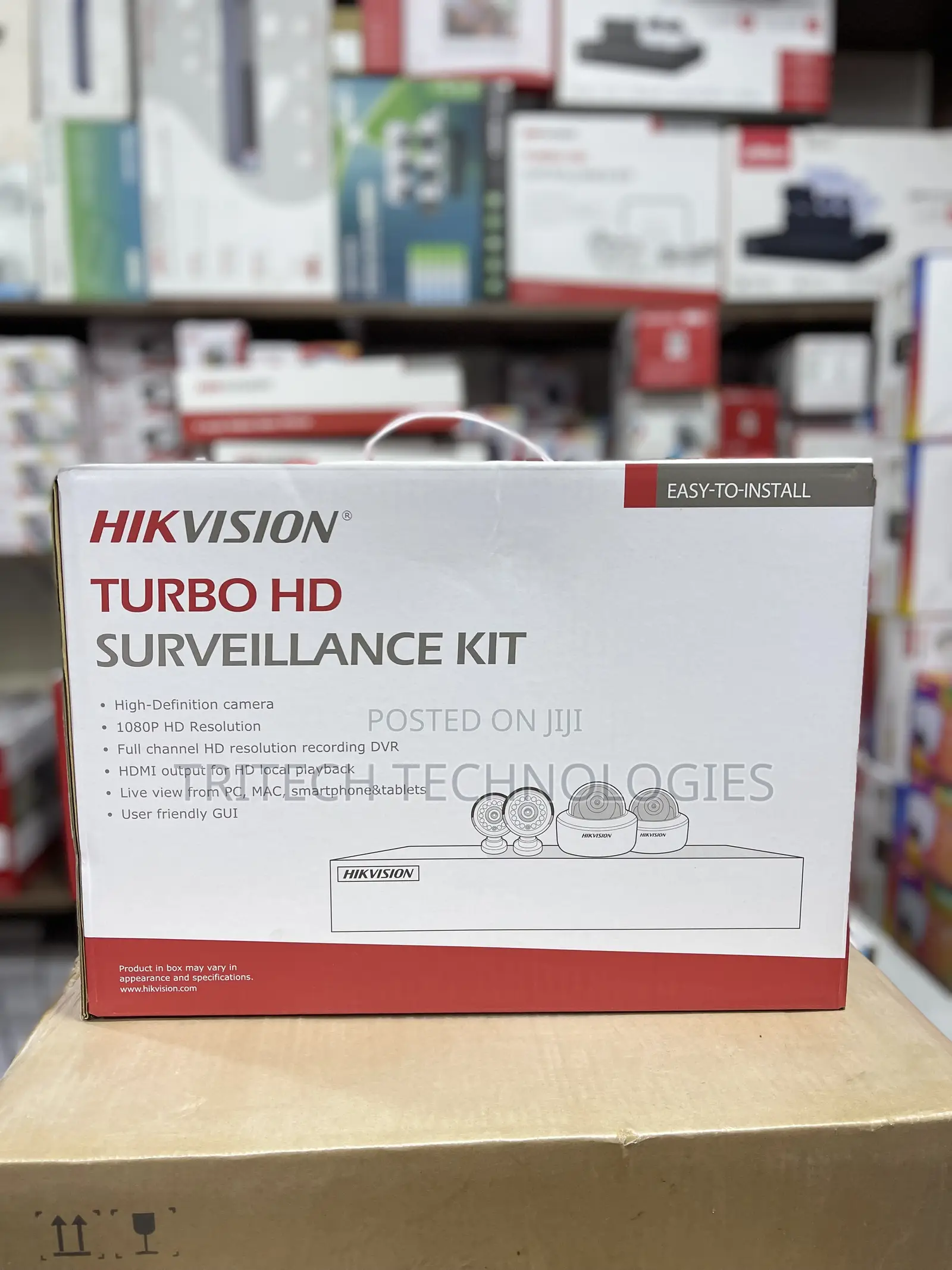 Hikvision 4ch Kit 2mp Analog+500gb HDD 2024 Model