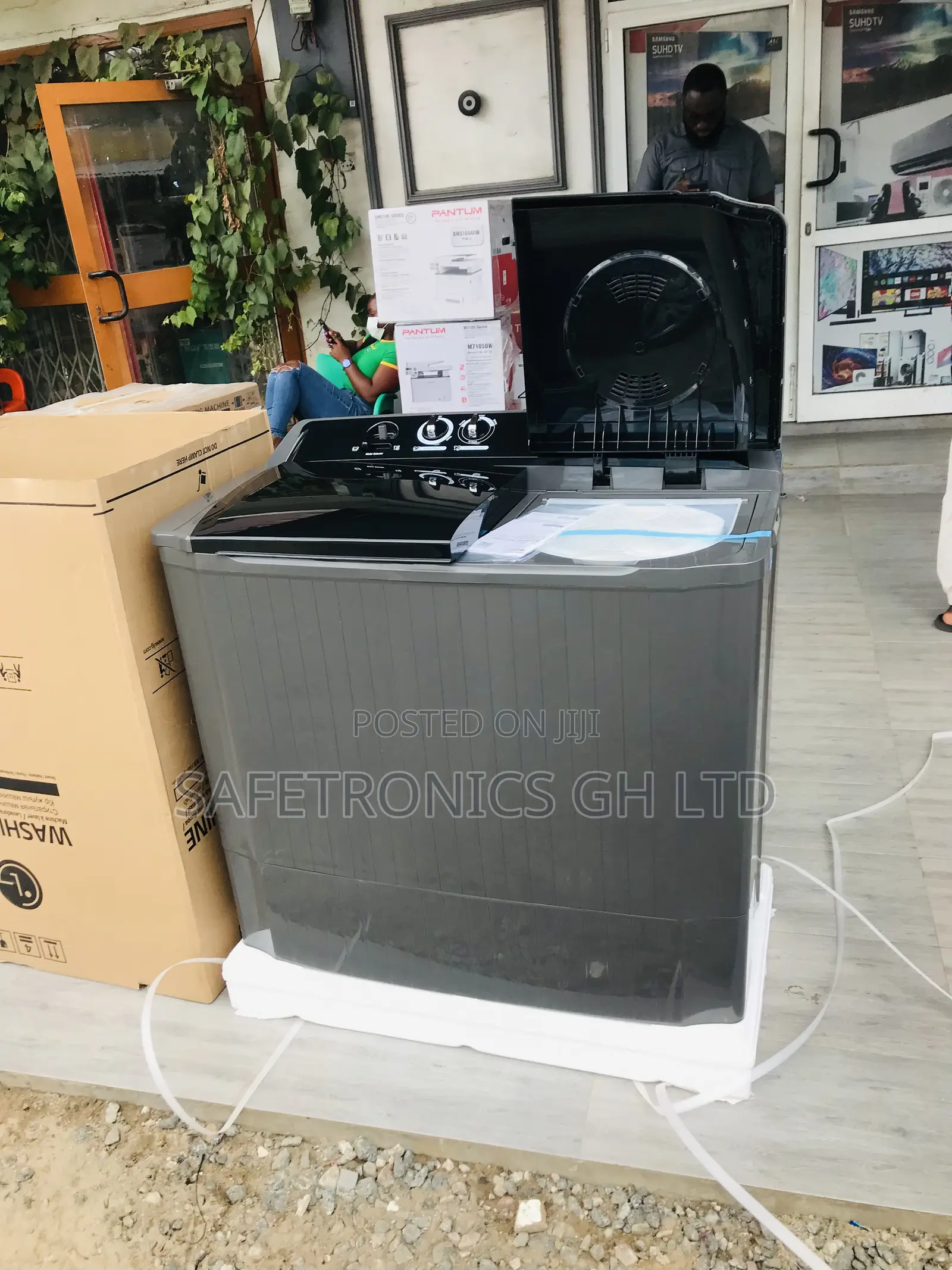 LG Wind Jet Dry 18kg P1861RWNT Topload Roller Jet, Washer