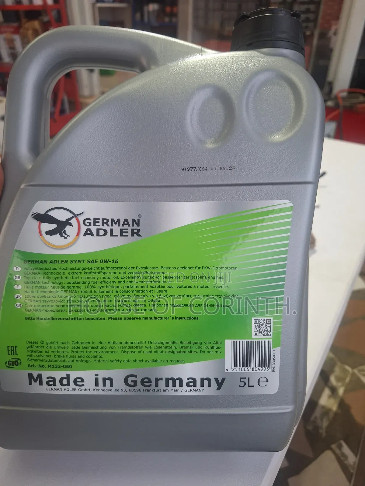 0W16 German Adler Synthetin Engine Oil