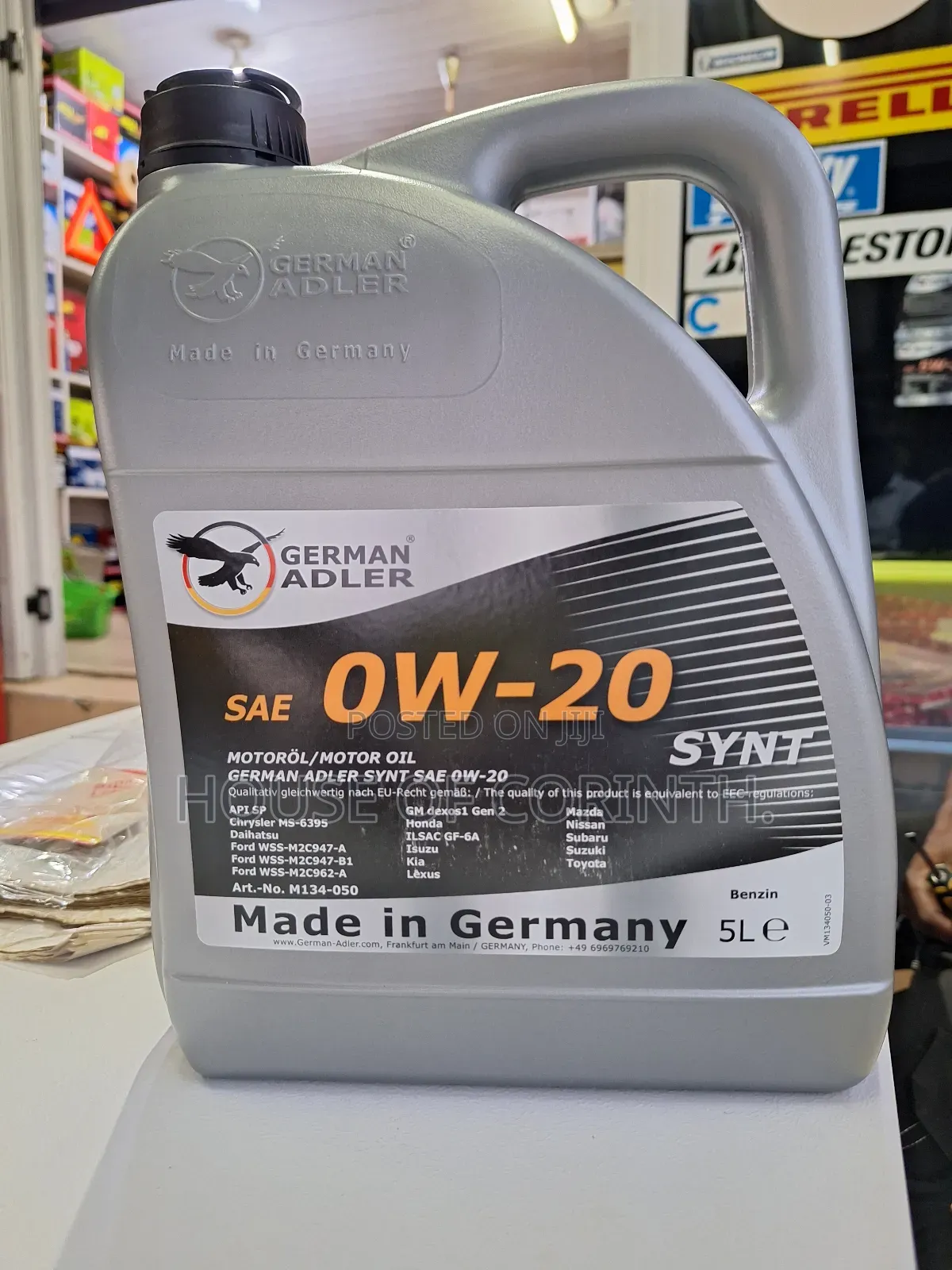 0w20 German Adler Synthetic Engine Oil