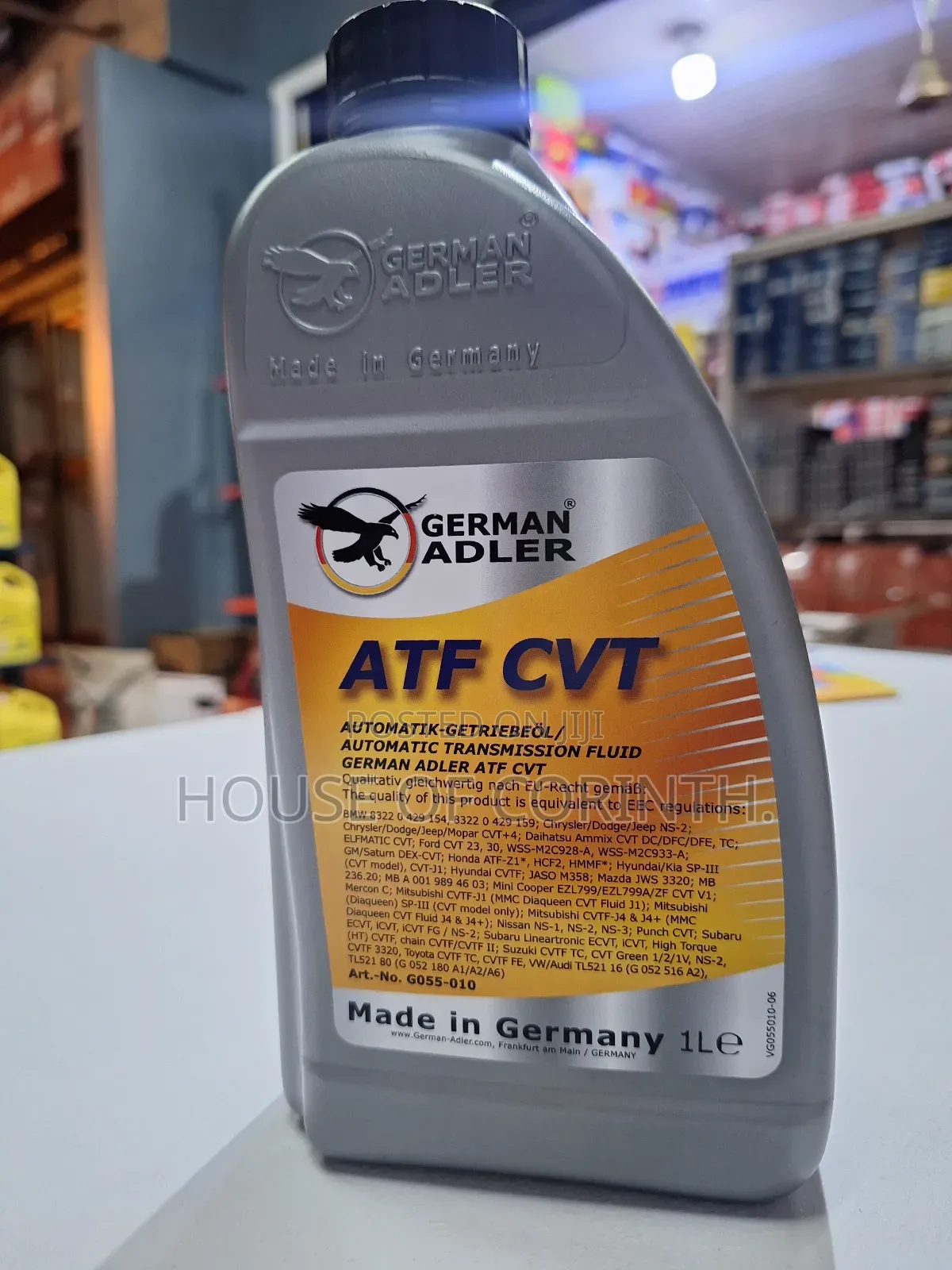 CVT Transmission Oil Synthetic (White) German Adler 1l