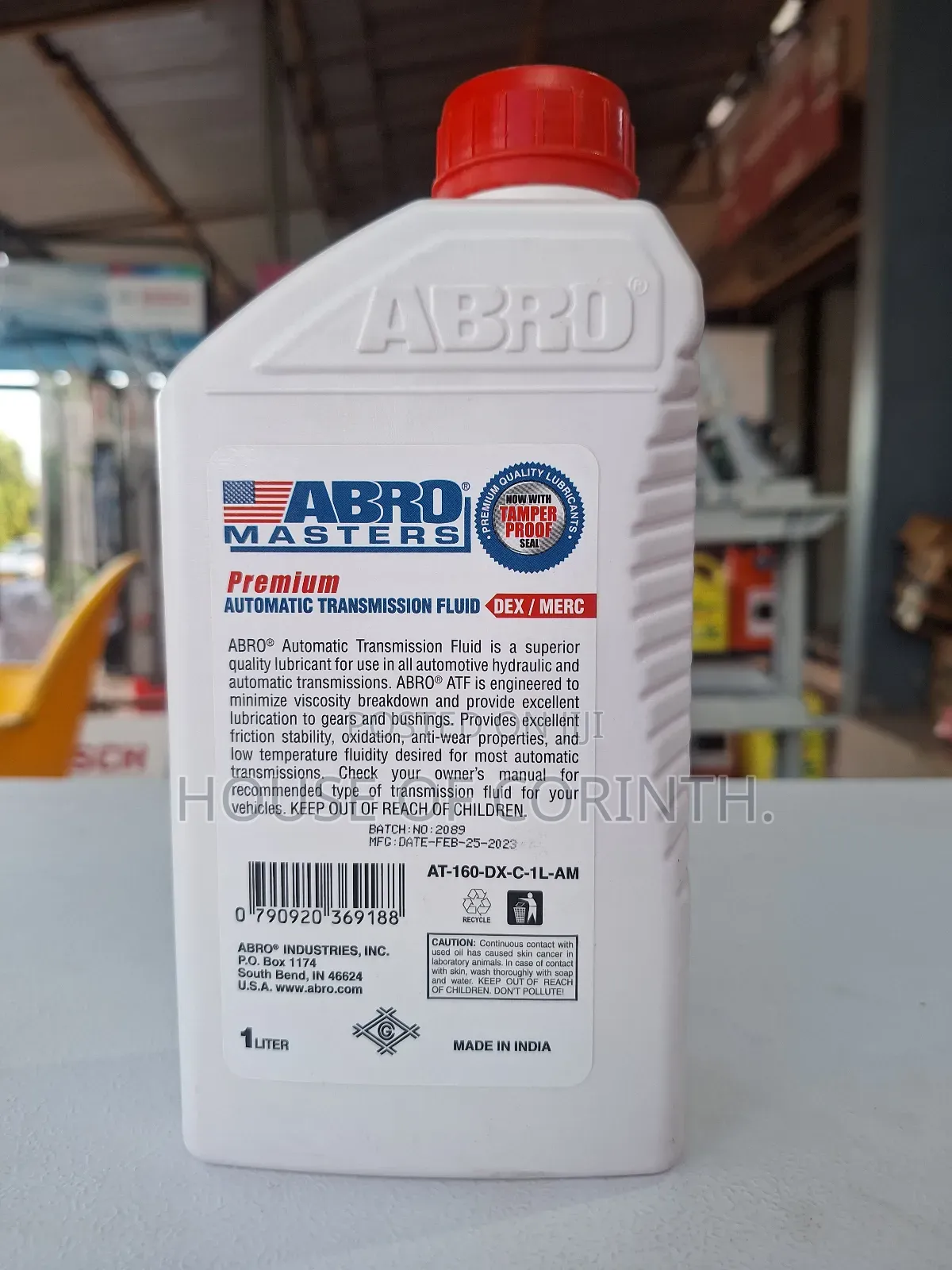 ATF Transmission Fluid. ABRO-USA. Dexron/Merc Compliant 1L