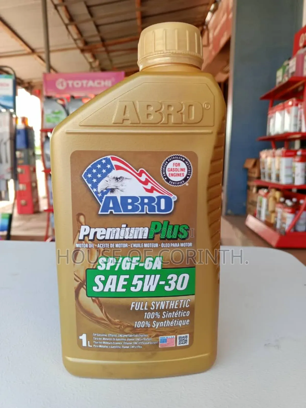 5W30 Synthetic Engine Oil. ABRO-USA 1L