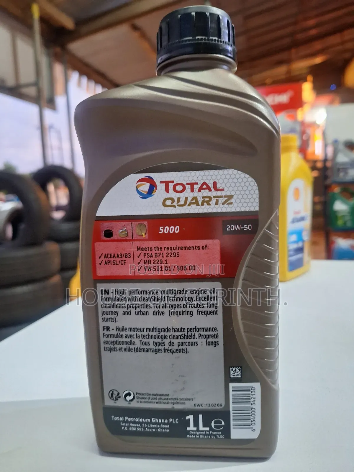 Total Quartz 5000 20w50 Engine Oil 1L