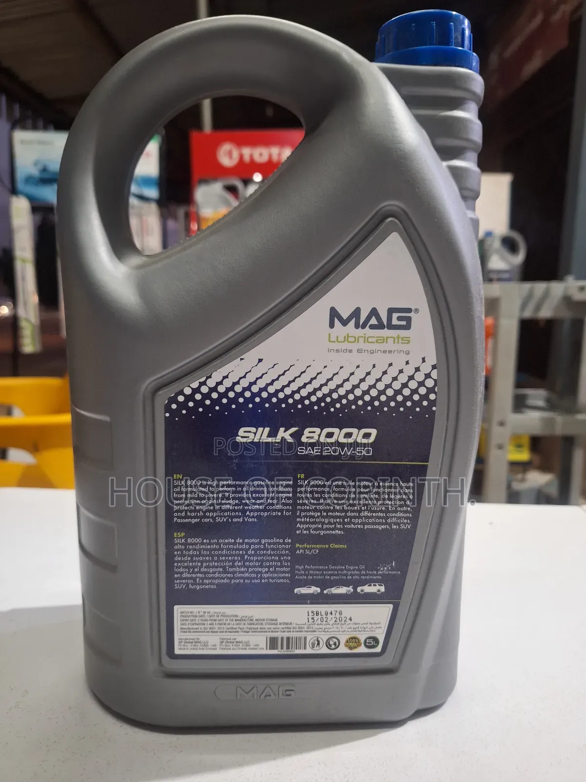 Mag Engine Oil 20w50 for Petrol Engines 5l