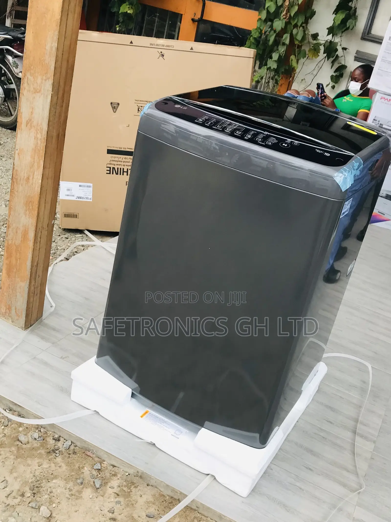 Shop Reliable 16kg Topload Gray T1666NENT2 LG Washer