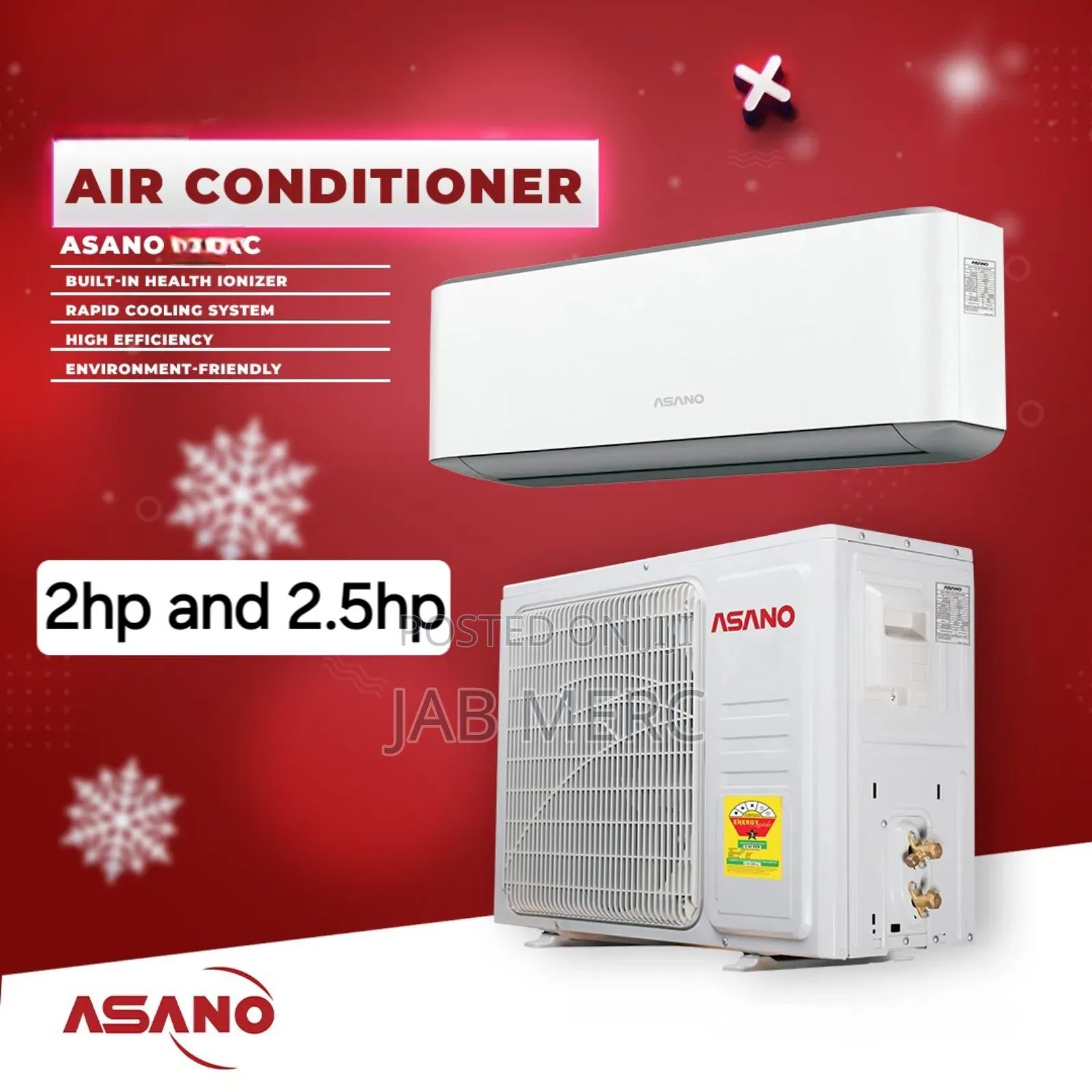 2.0hp Air Conditioner Brand New Original Product 3 Stars