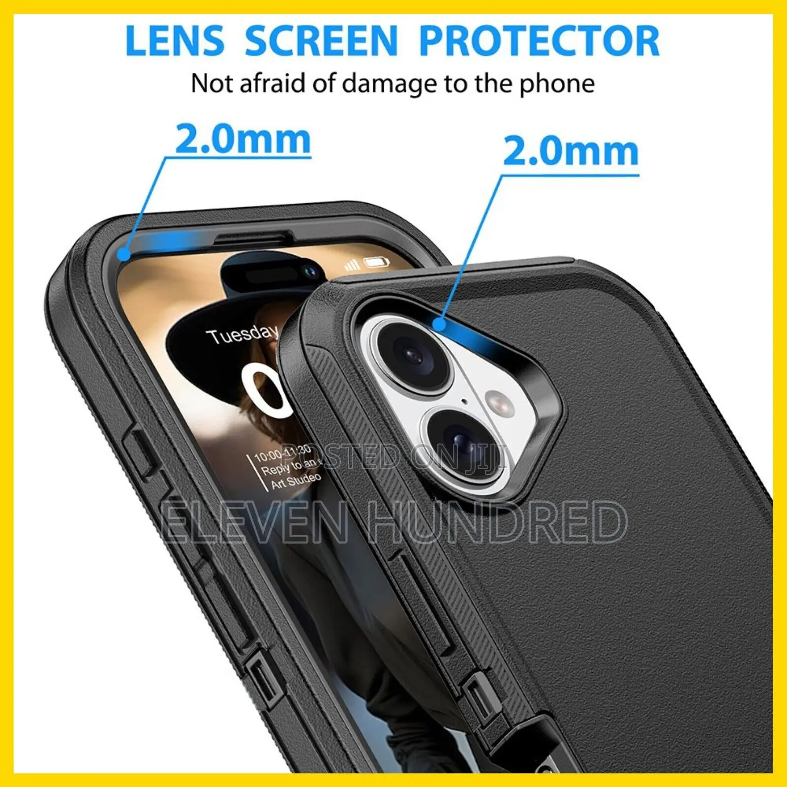 iPhone 16 (Shockproof Rugged Case)