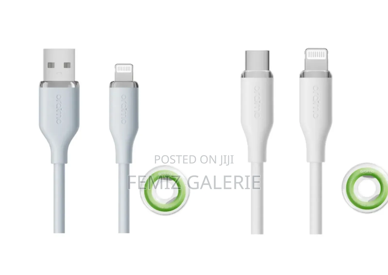 Oraimo Silkline Usb-a-to-Lightening / C-to-Lightening Cable