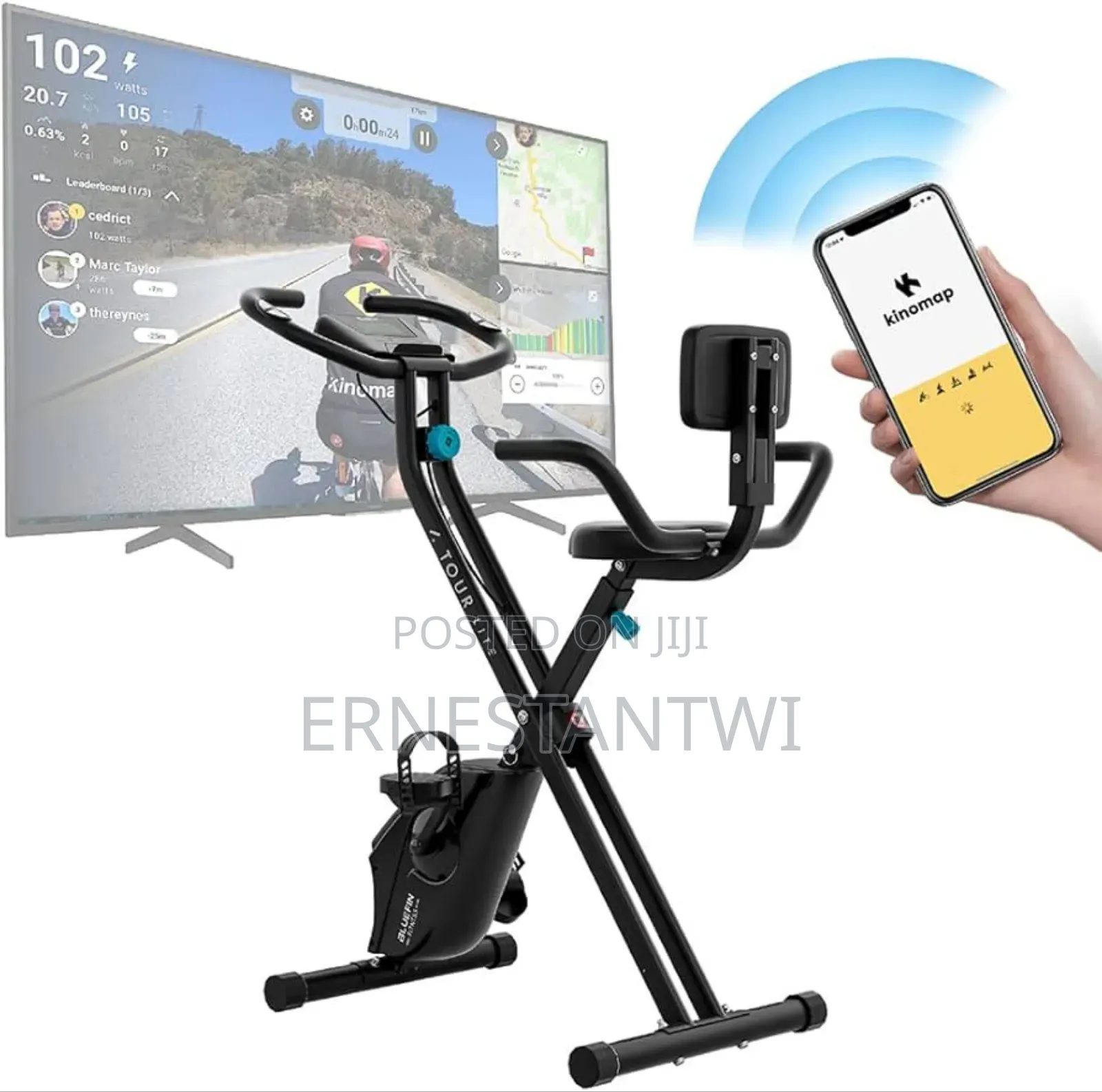 Foldable Exercise Bike From Bluefin Fitness, UK
