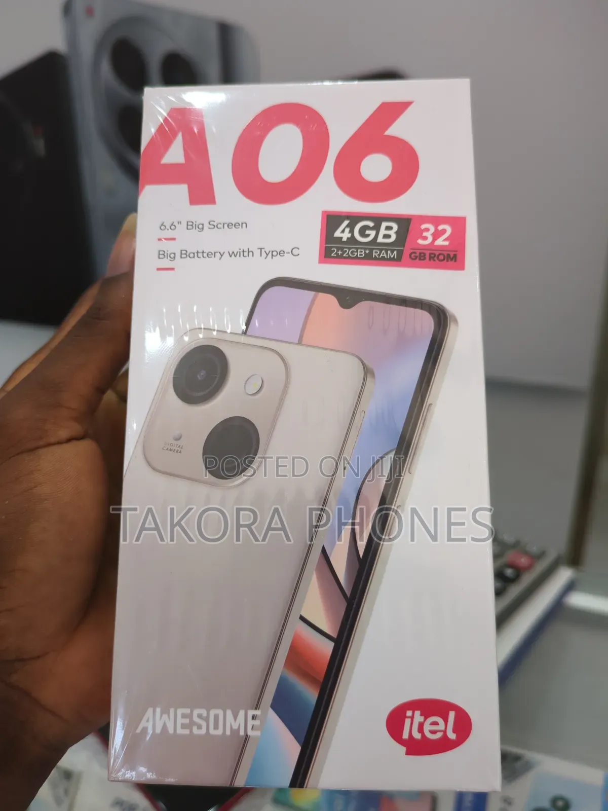 New Itel A06 32 GB Rose Gold