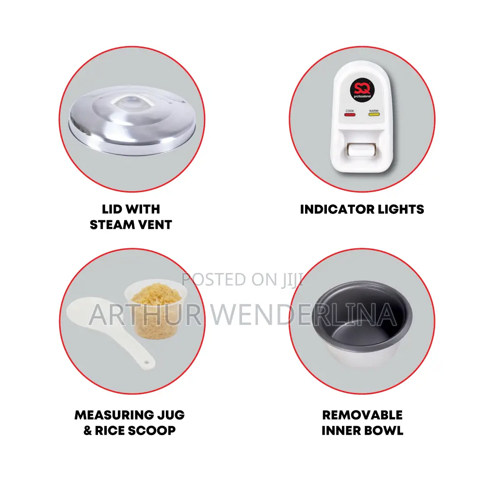 Sq Professional Rice Cooker 5.6L - 2000W