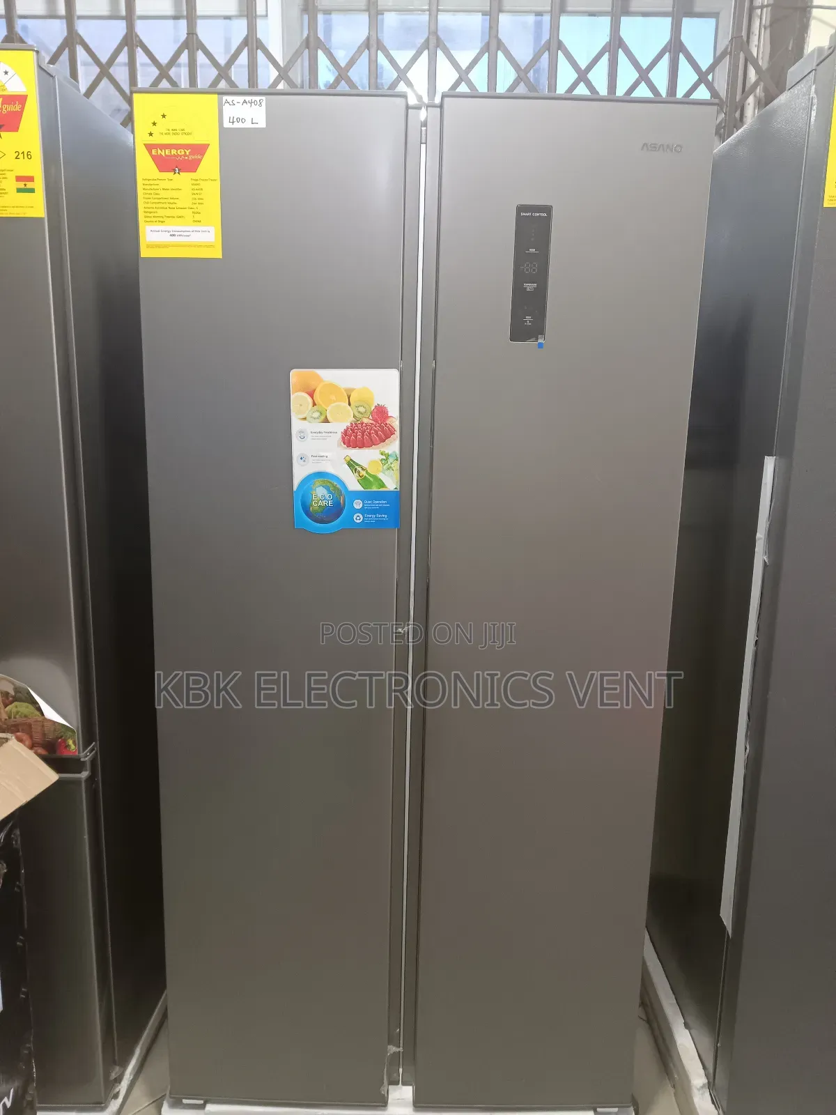 Asano 400ltr Side /Side Refrigerator