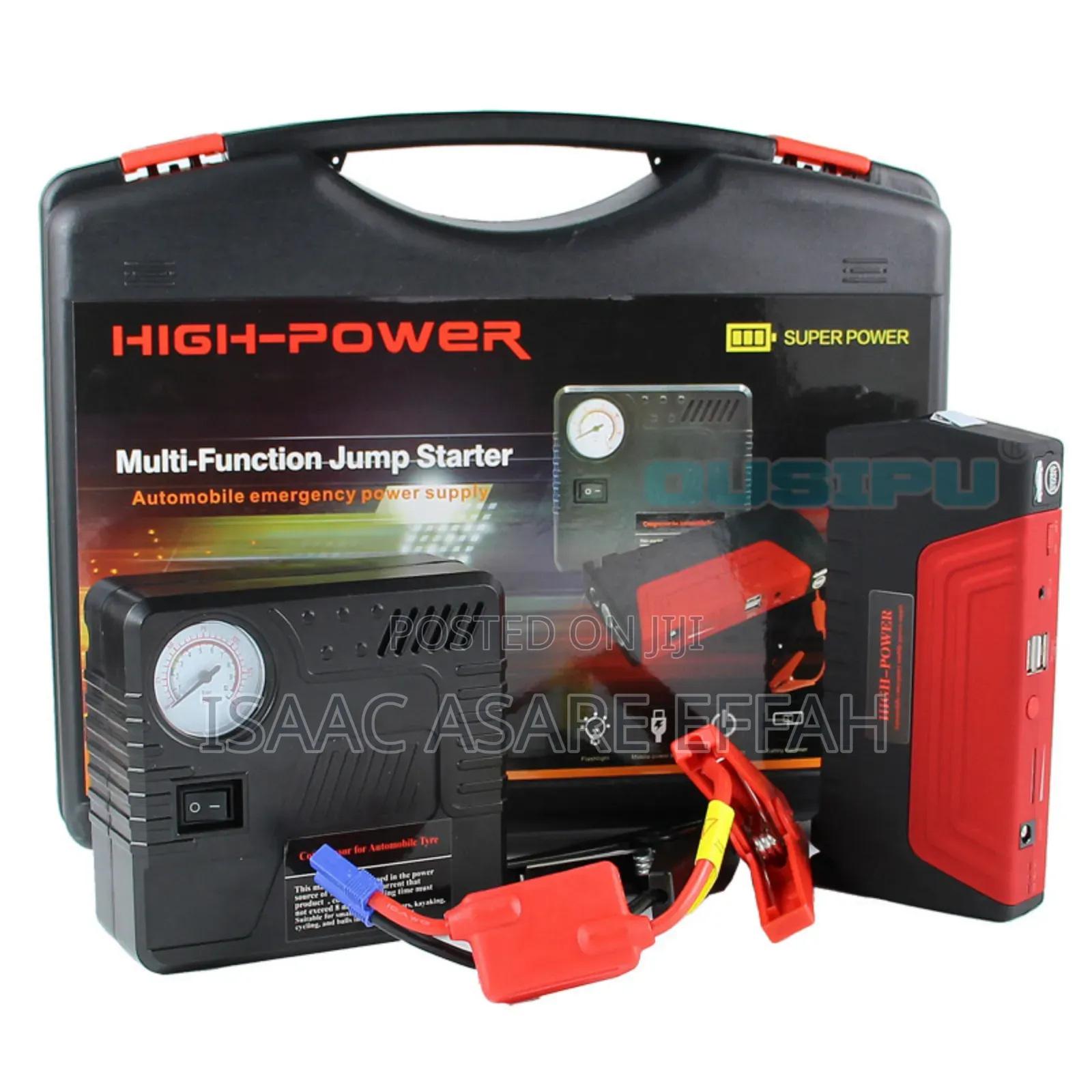 American Jump Starter and Air Compressor.