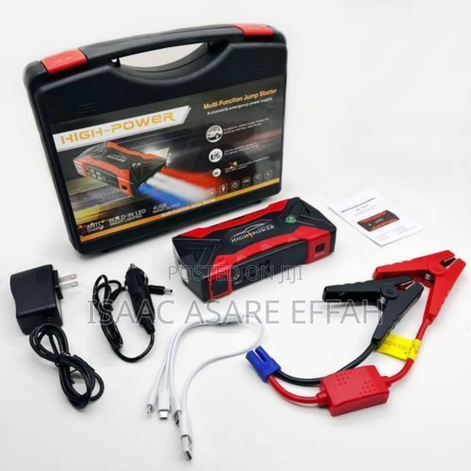 American Jump Starter and Air Compressor.