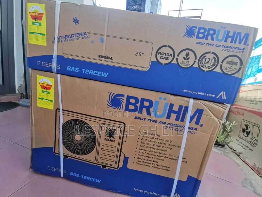 Unique Brand//Bruhm 1.5hp 410gas Air Conditioner