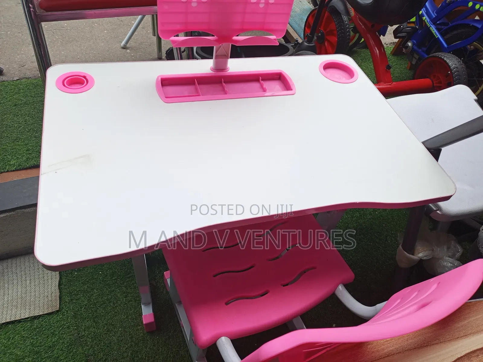 Kids Study Table and Chair Set Adjustable DR2