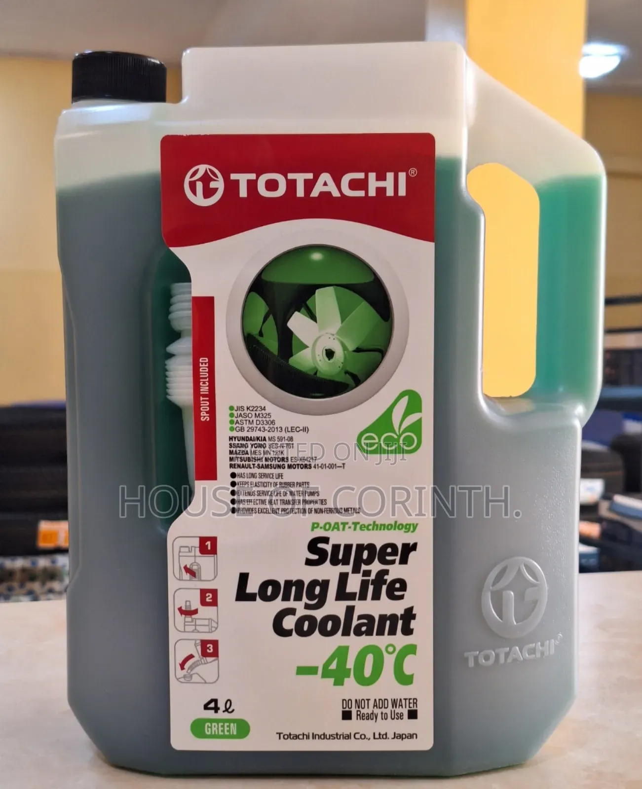 Radiator Coolant - Totachi Green 4litres