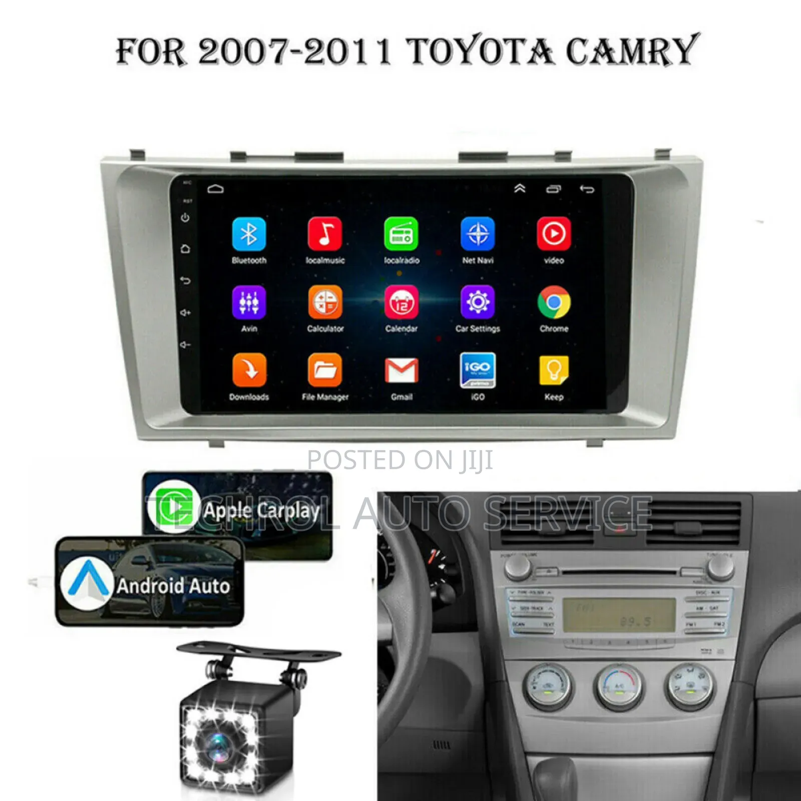 2009 Tpyota Camrry Andriod and Wireless Apple Carplay System