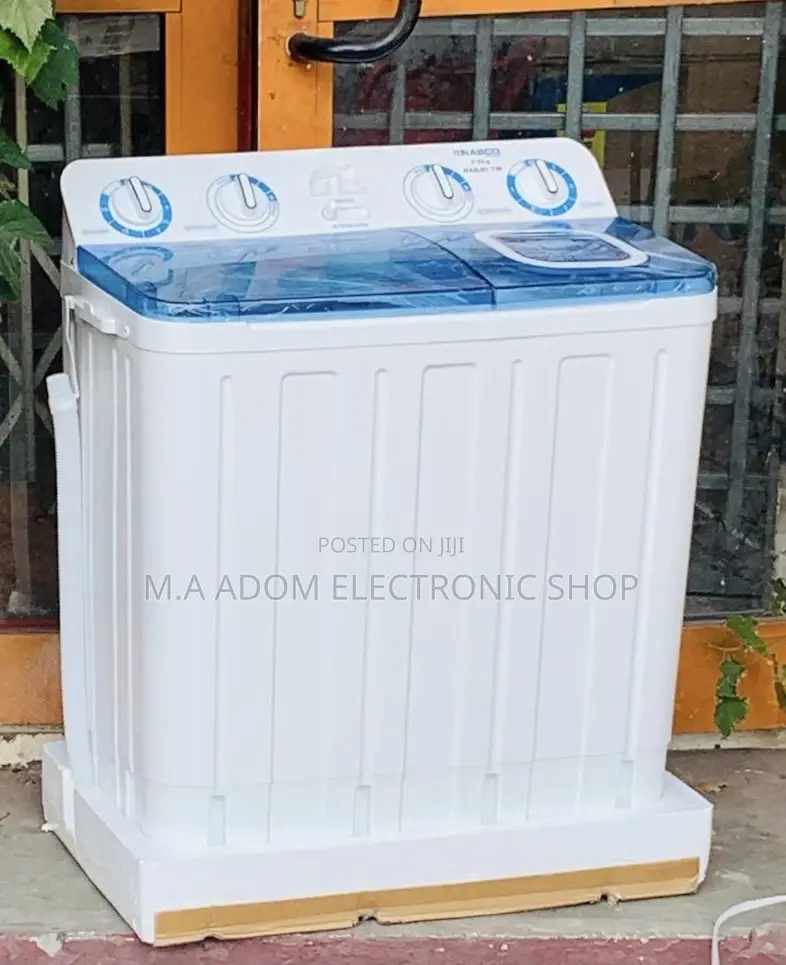 Long Lasting Nasco 7kg Semi-Auto Washing Machine(White) 