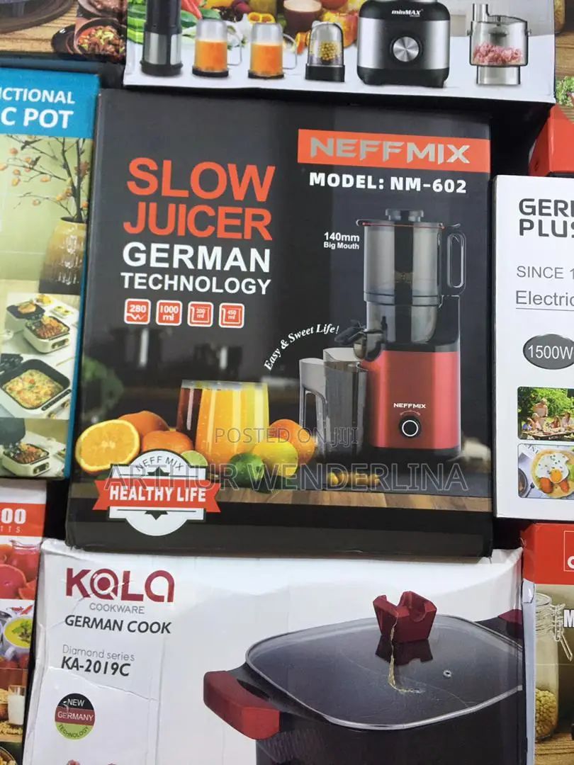 Neffmix Slow Juicer German Technology 140mm Big Mouth