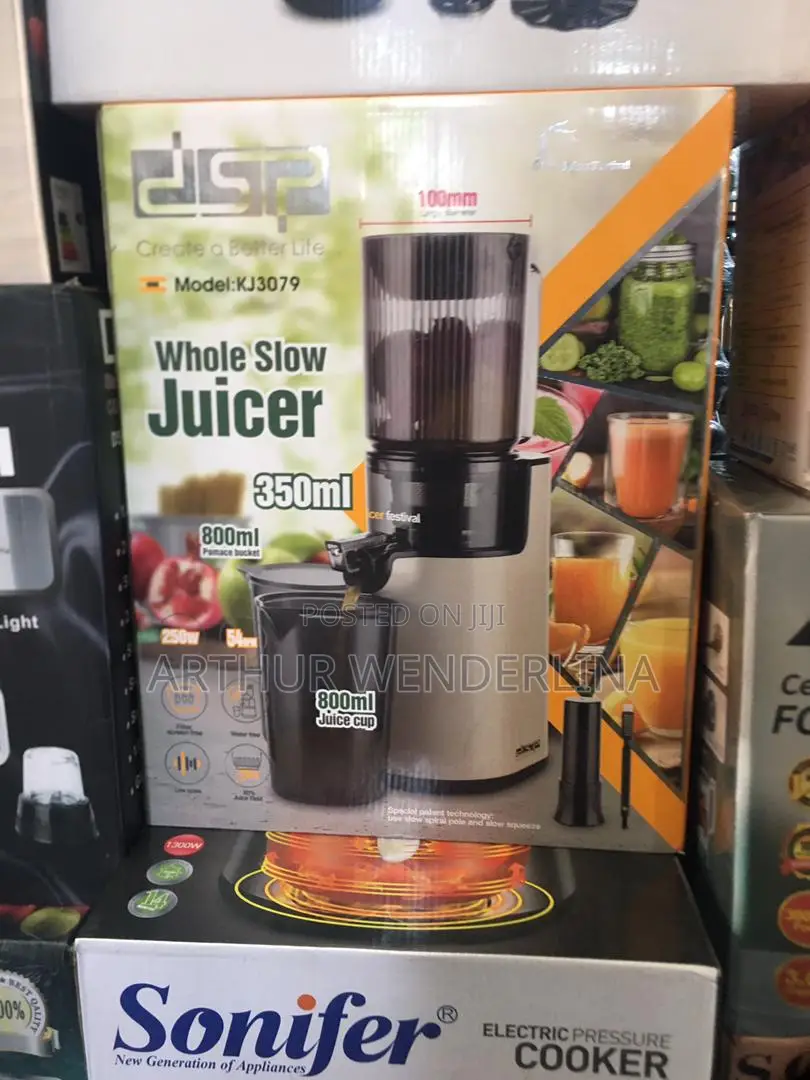 DSP KJ3079 Slow Juicer Whole Fruit Juicer 250W