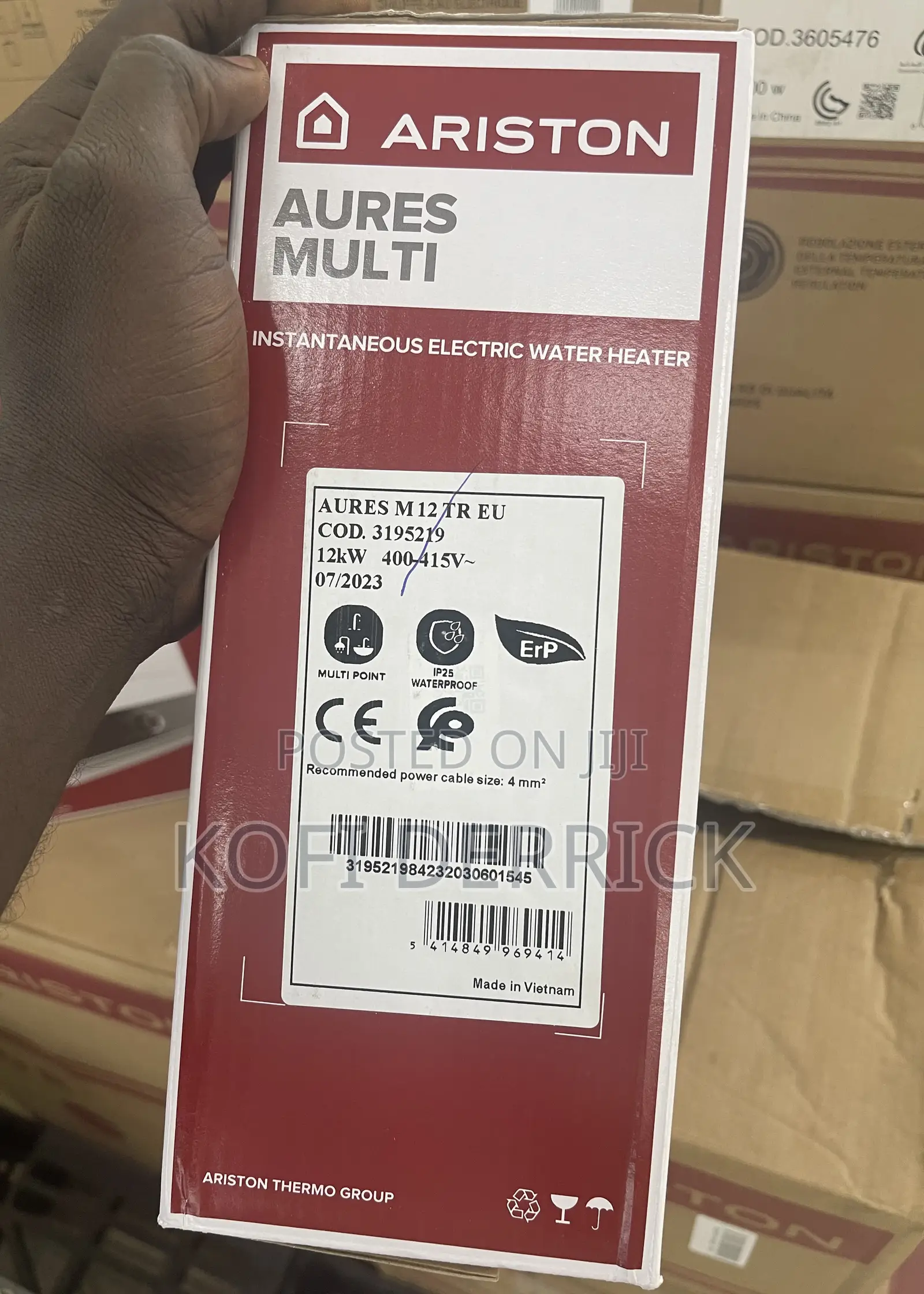 Ariston Instant Water Heater - Aures Multi