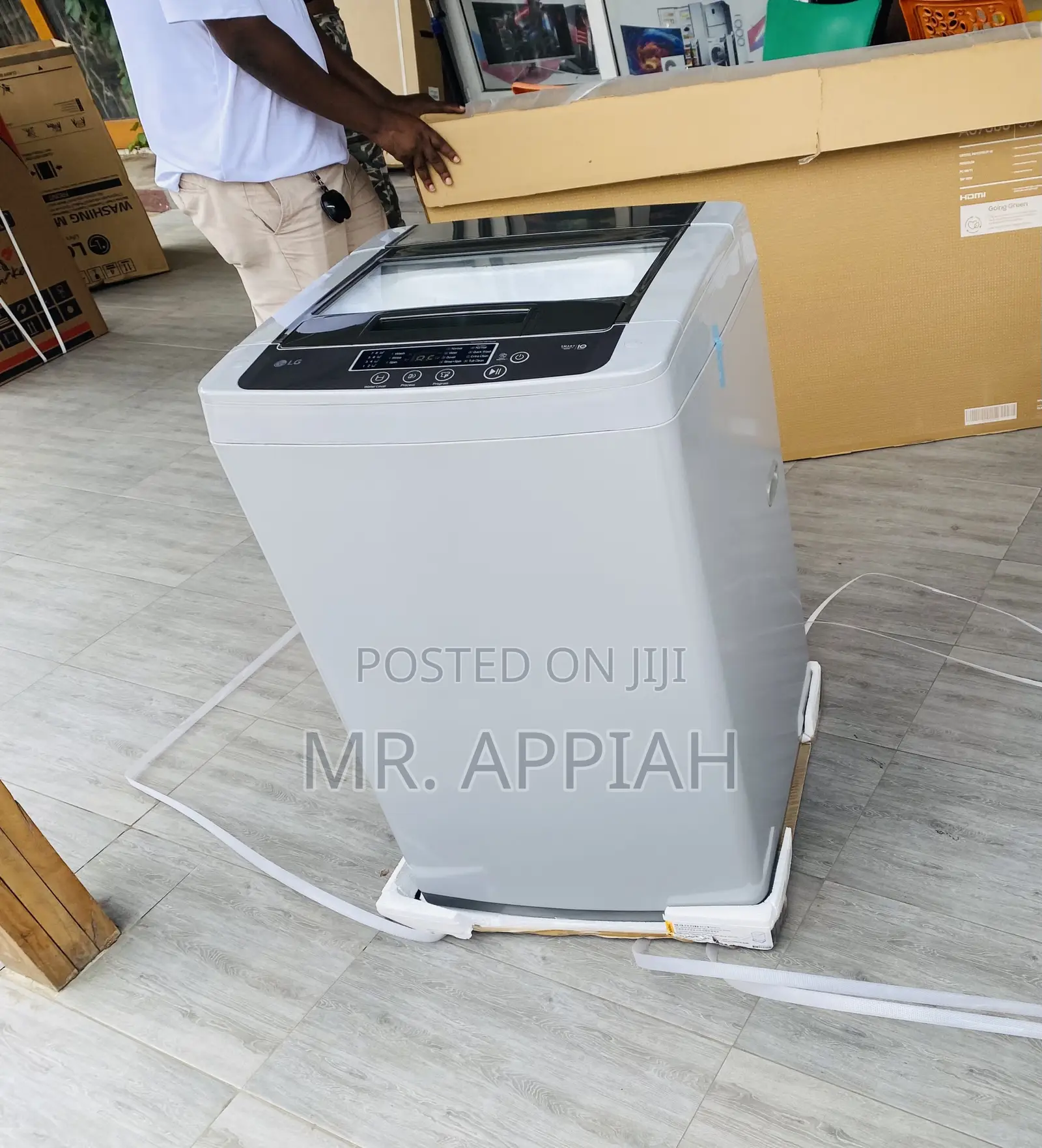 Fresh in Box LG T8585NDHV 8kg Smart Washing Machine(Gray).