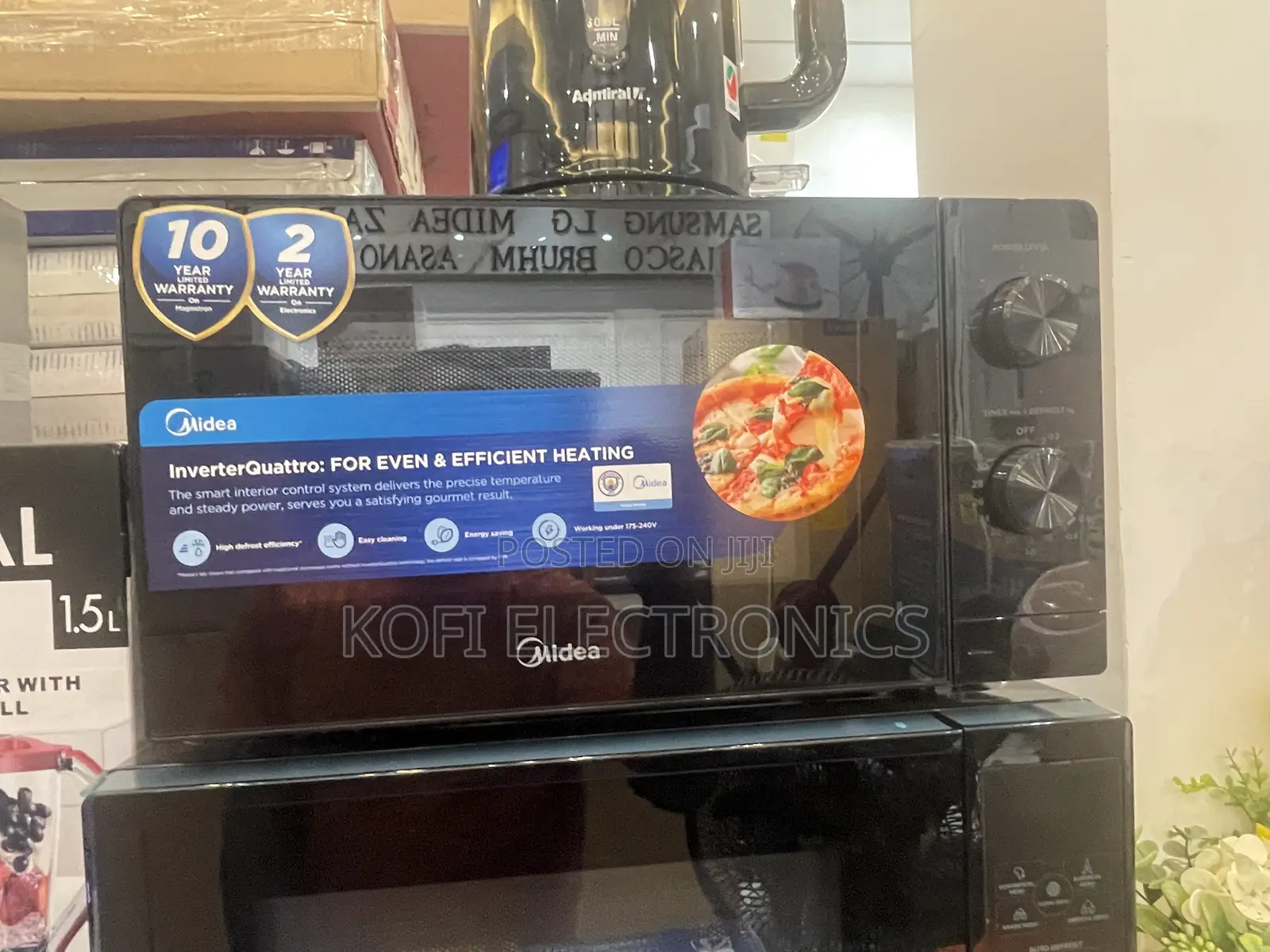 Mechanical Knob Midea 20L Solo Microwave Oven| Black, 700W