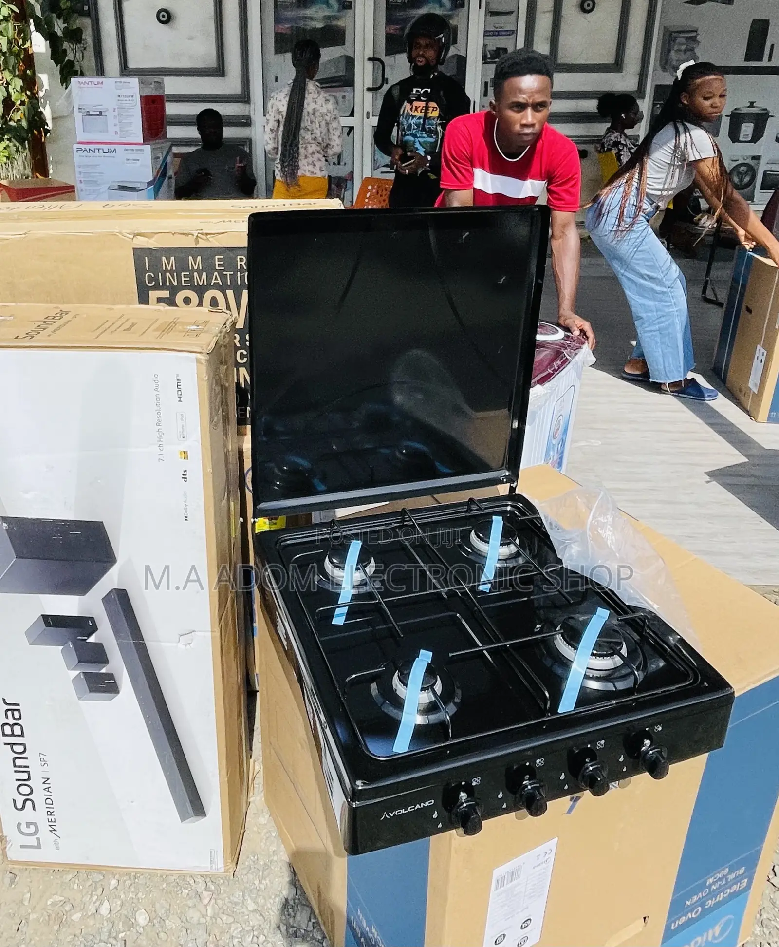 Order Affordable Volcano 4 Gas Table Top Cooker(Black) 