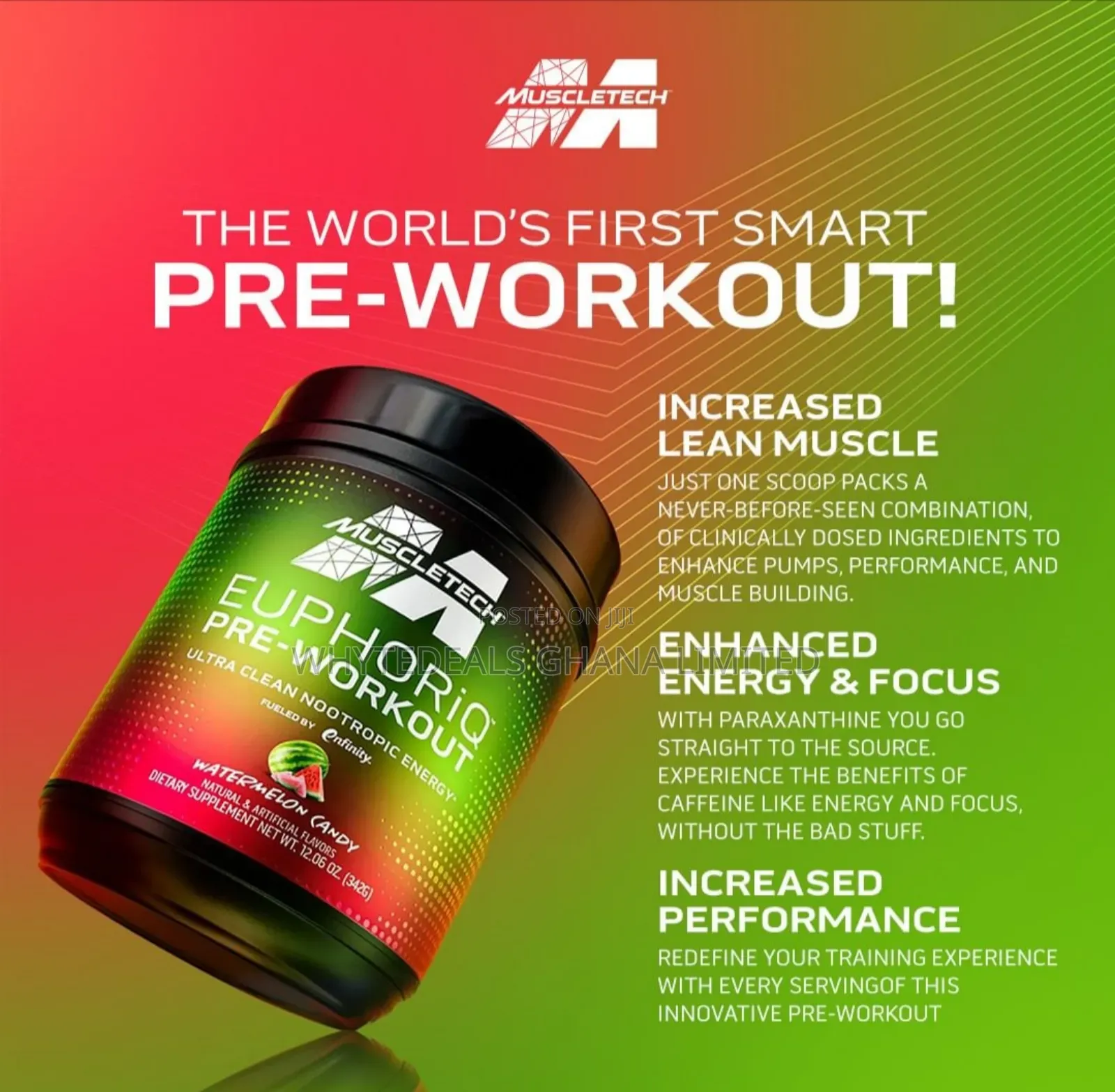 Smart Pre-Workout for Men Women/Euphoriq Insane Energy2024