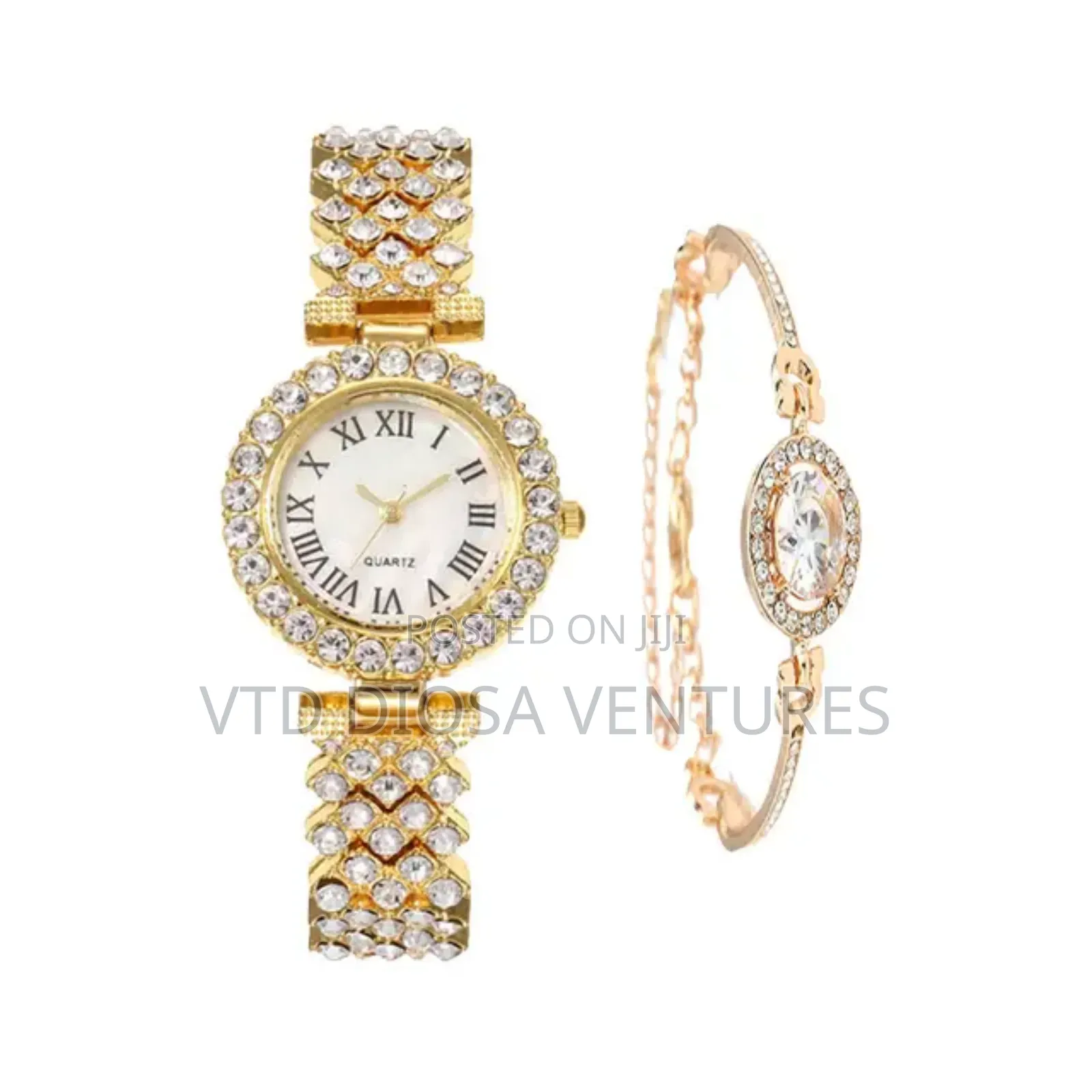 Ladies Luxury Watch Bracelet Set
