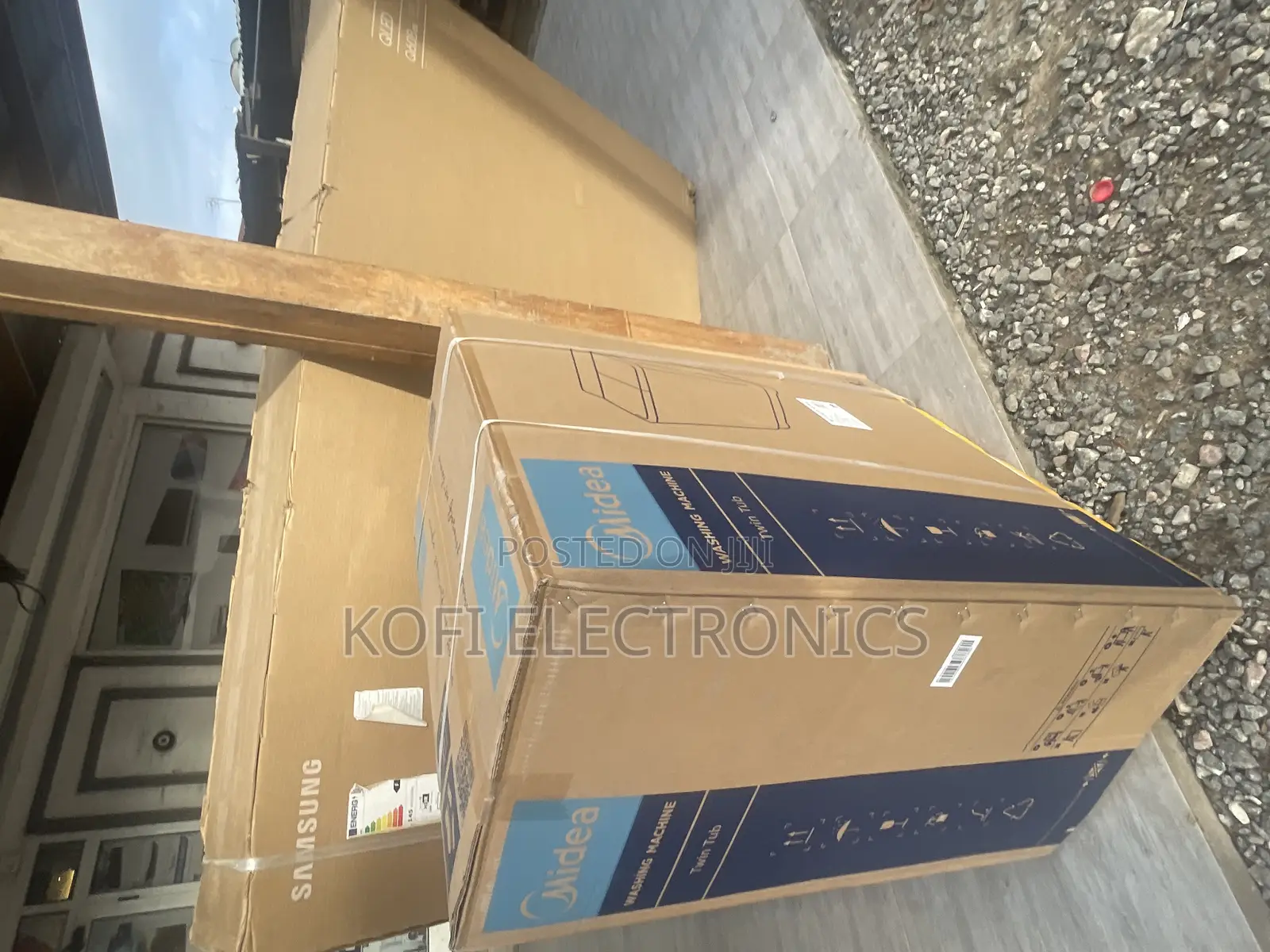 White Body Color Designed Midea 7kg Twin Tub Washing Machine