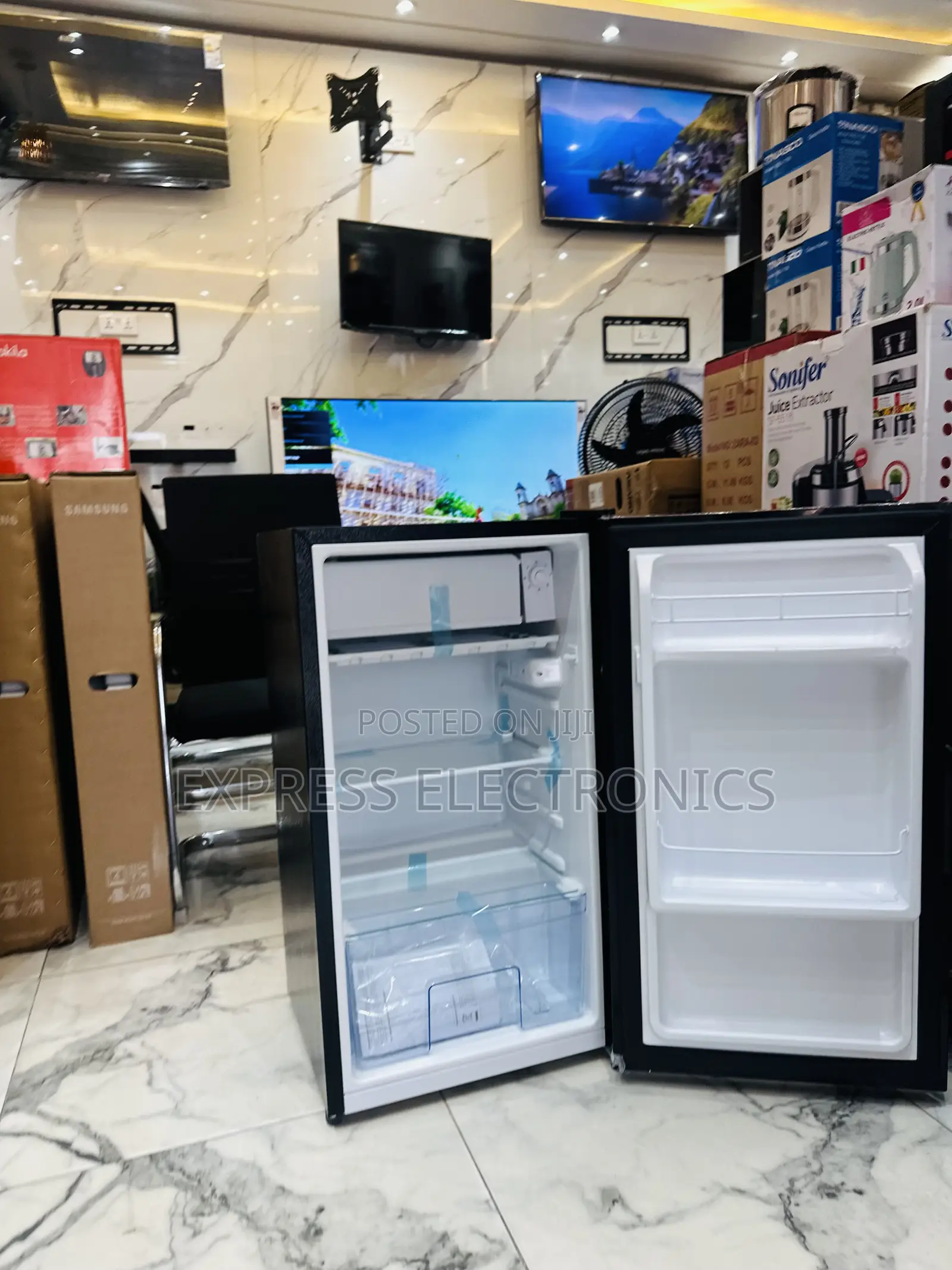 Fresh in Box Single Door Fridge Pearl Black