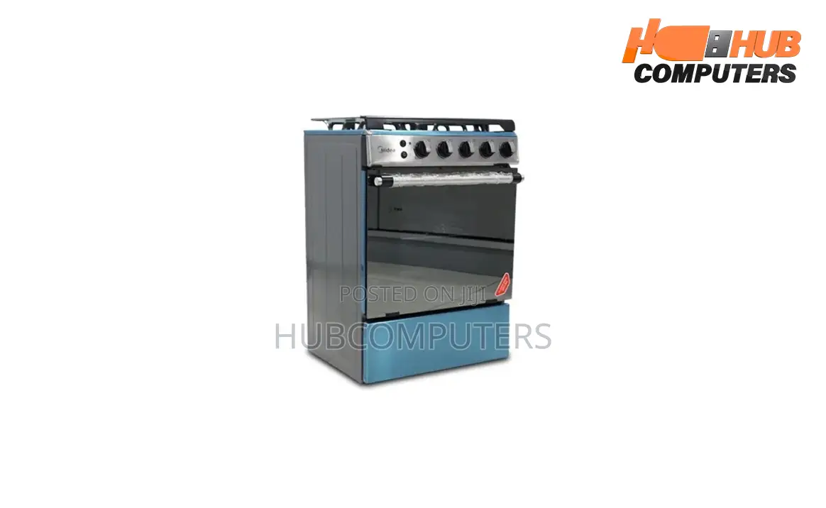 Midea-24lmg4g027 Midea Gas Cooker 60x60 4 Burner Oven +Grill