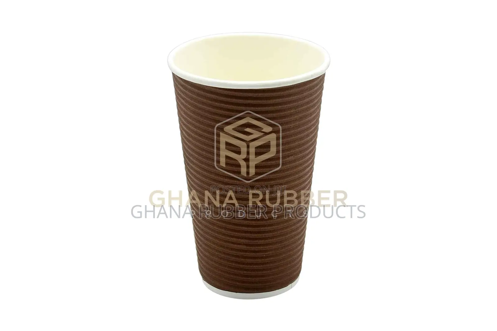 Ripple Paper Cups 16oz Brown (500pcs)